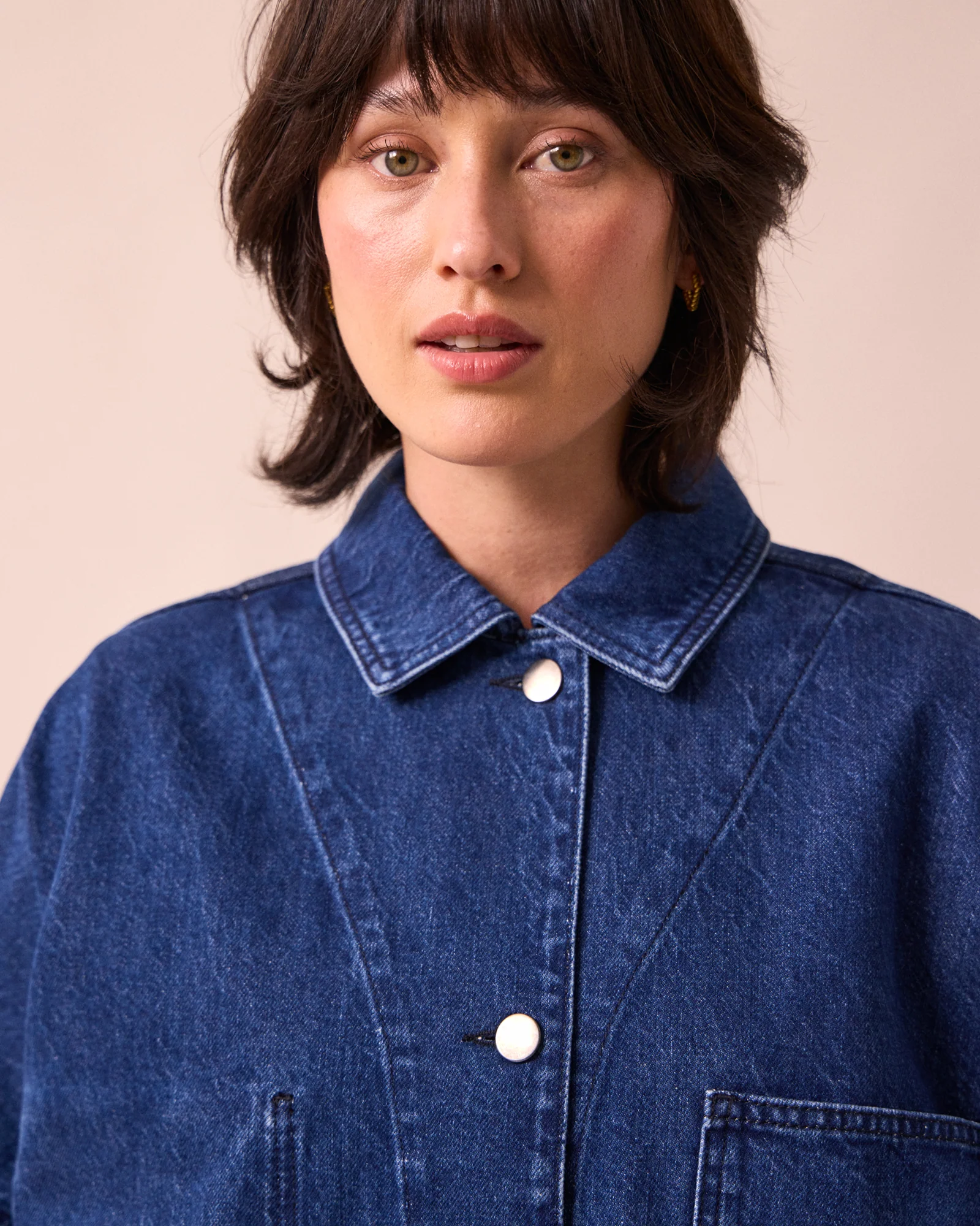 Bea Mid Blue Denim Jacket - Image 4