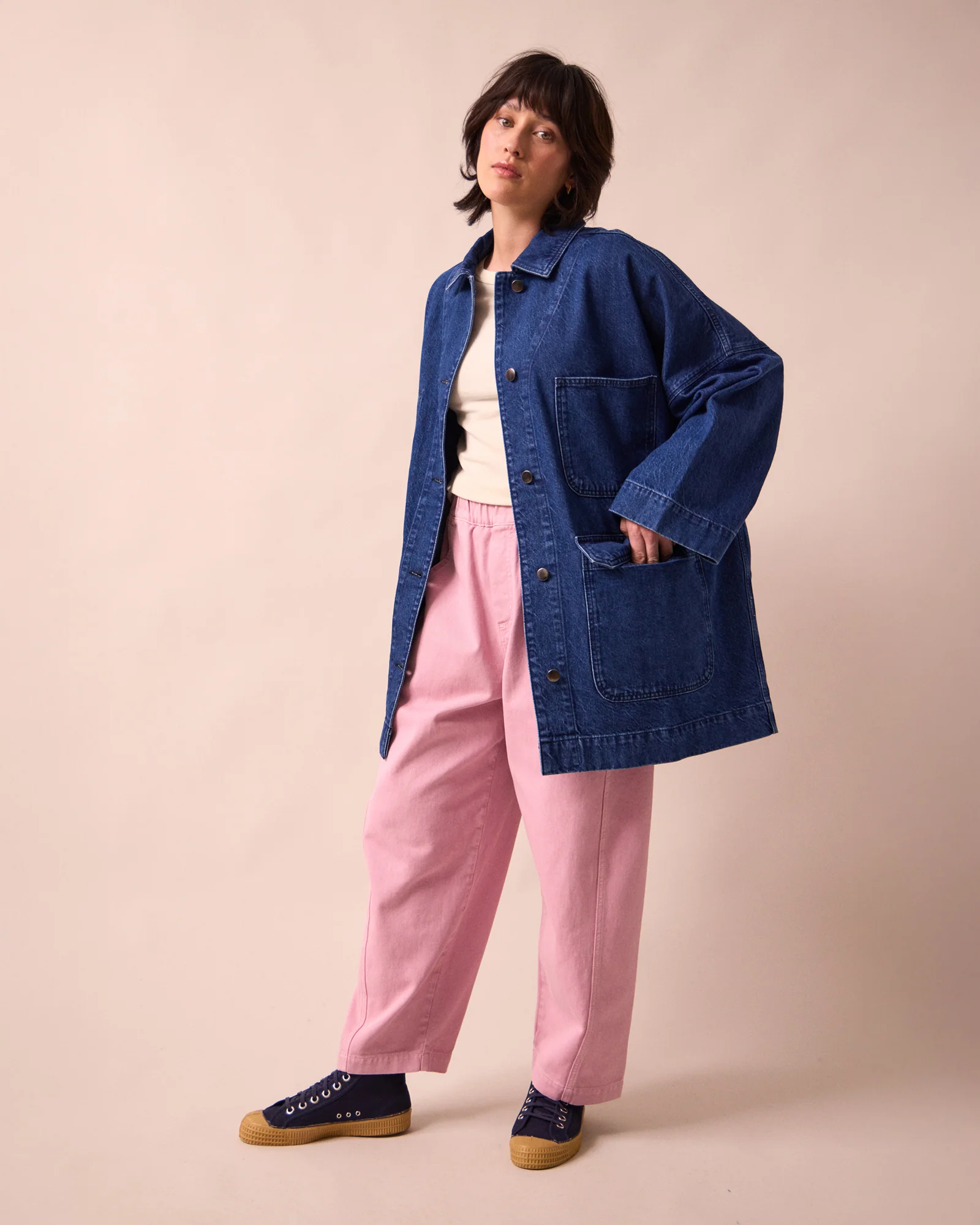 Bea Mid Blue Denim Jacket - Image 6