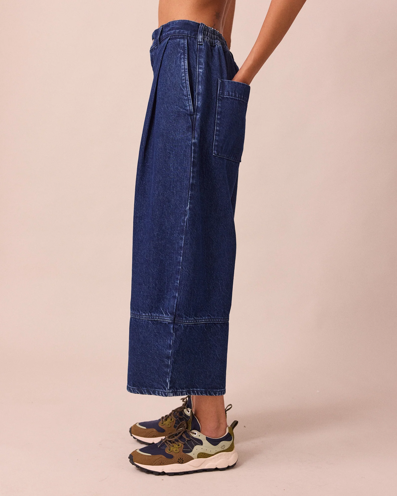 Blair Dark Blue Wash Denim Jeans - Image 6