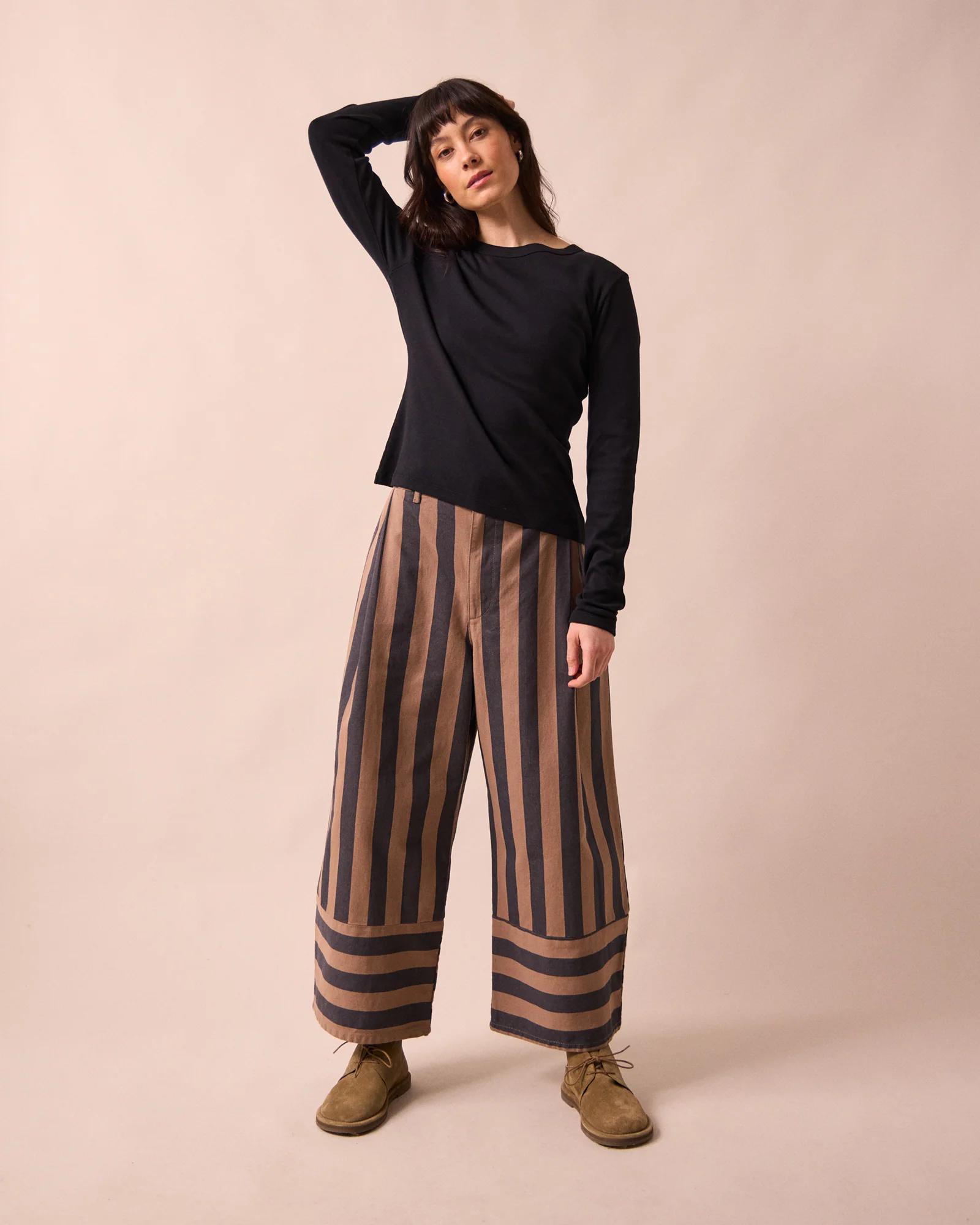 Blair Graphite & Mocha Denim Jeans - Image 4