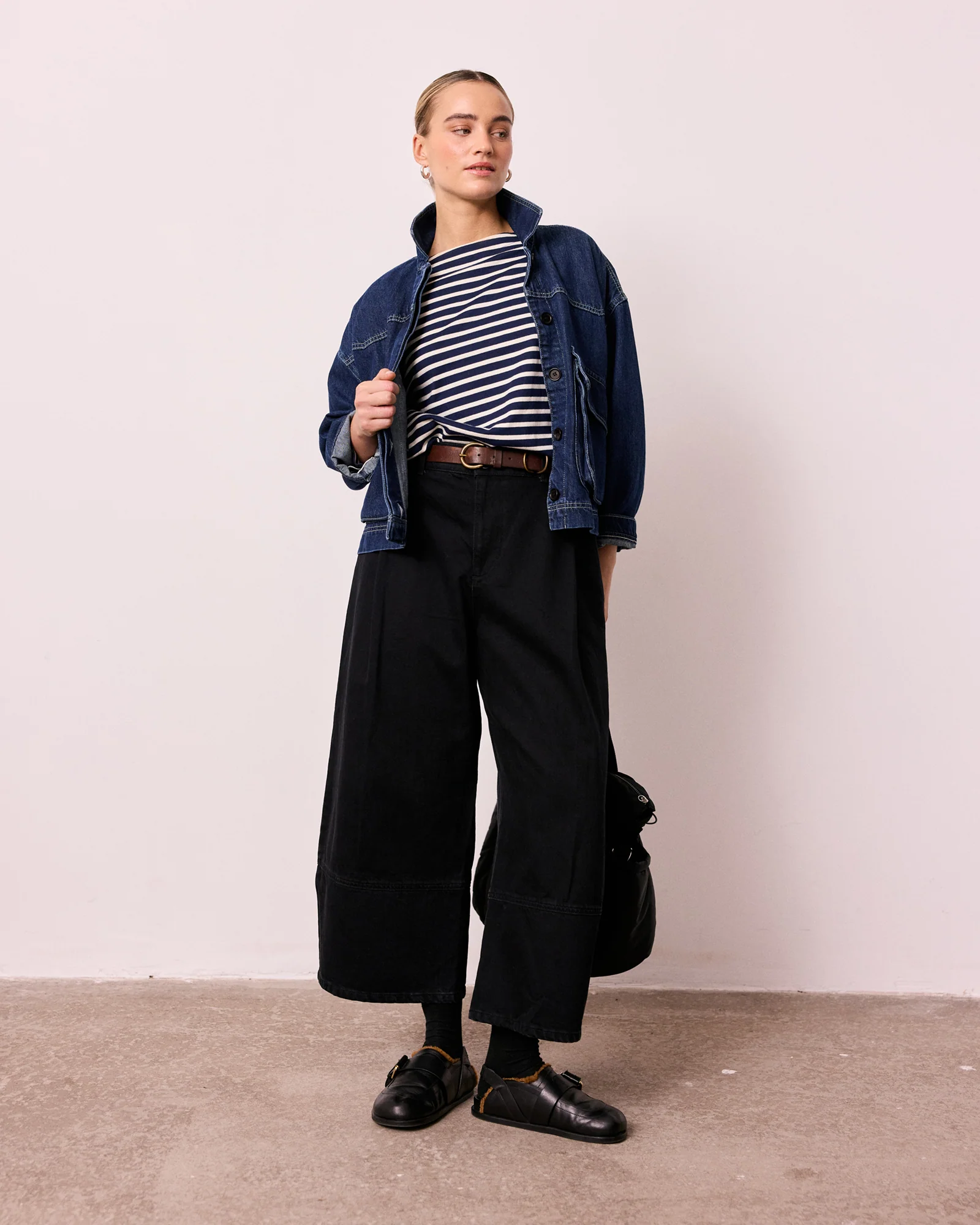 Blair Washed Black Denim Jeans - Image 2