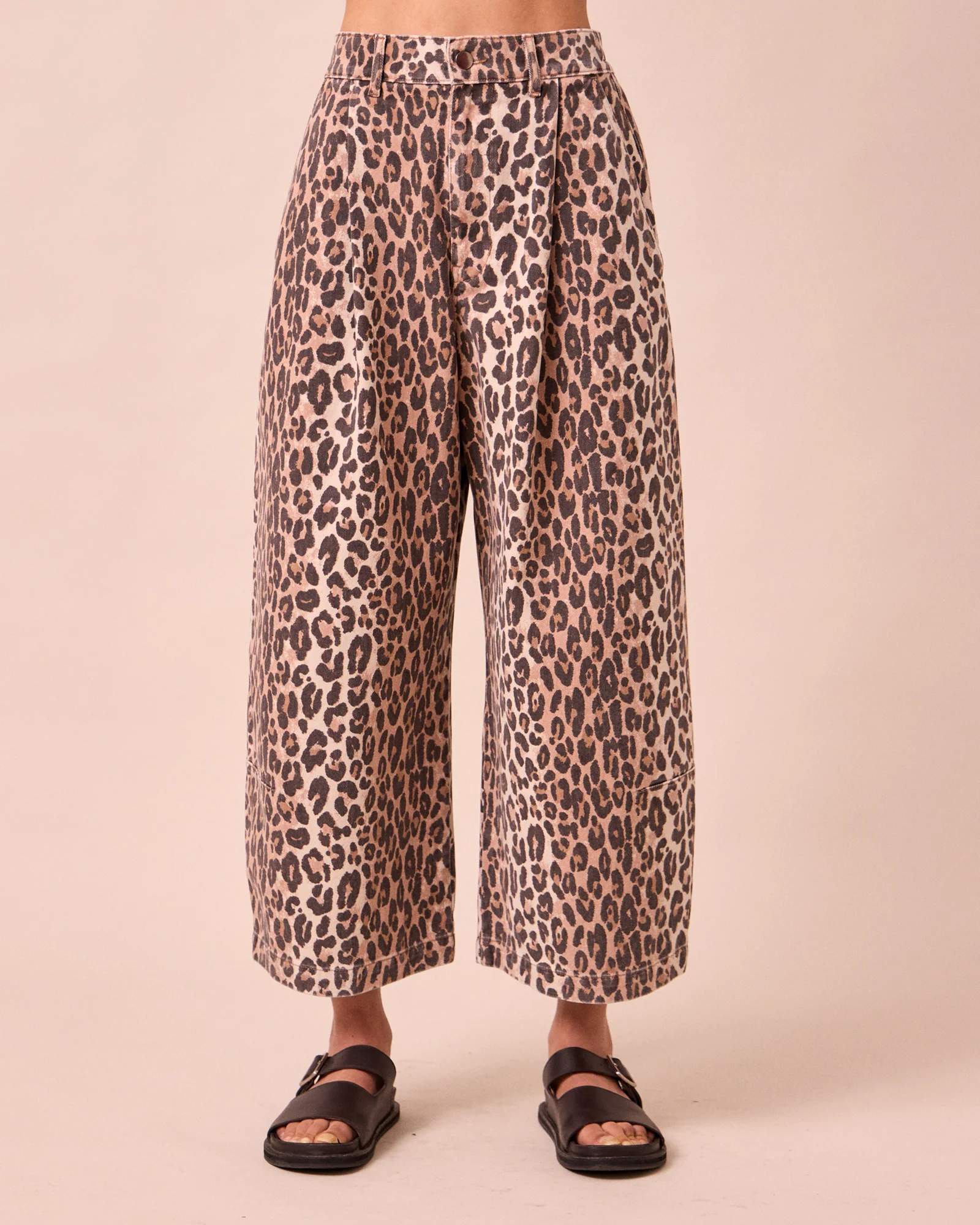 Bonnie Leopard Denim Jeans - Image 3