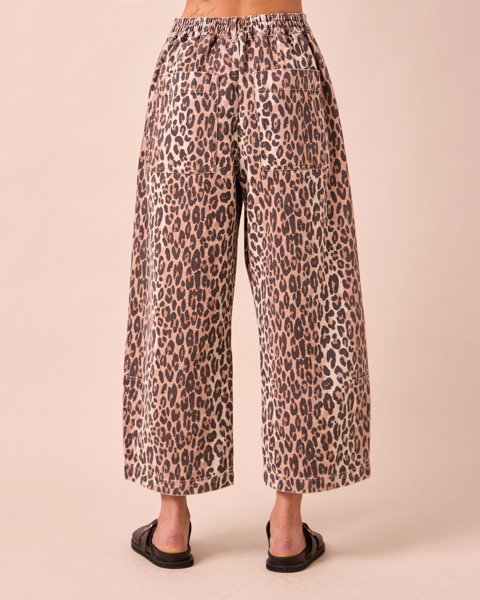Bonnie Leopard Denim Jeans - Image 4