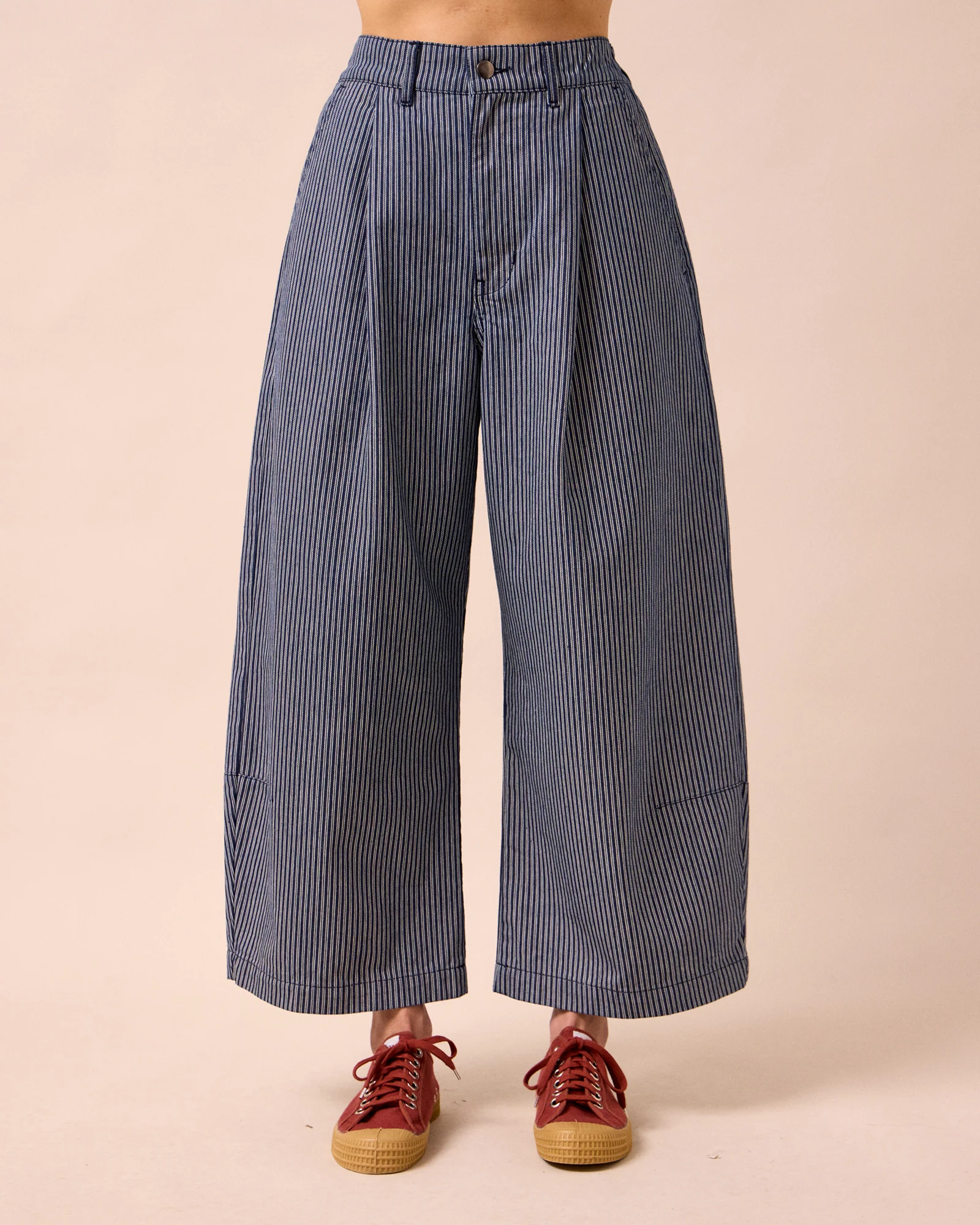 Bonnie Navy Hickory Stripe Denim Jeans - Image 3