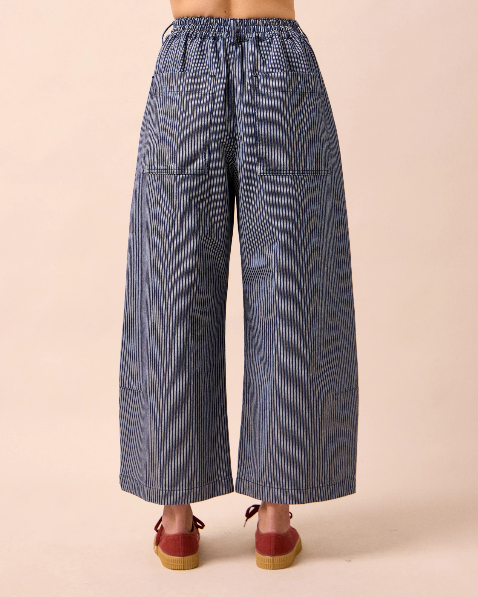 Bonnie Navy Hickory Stripe Denim Jeans - Image 4