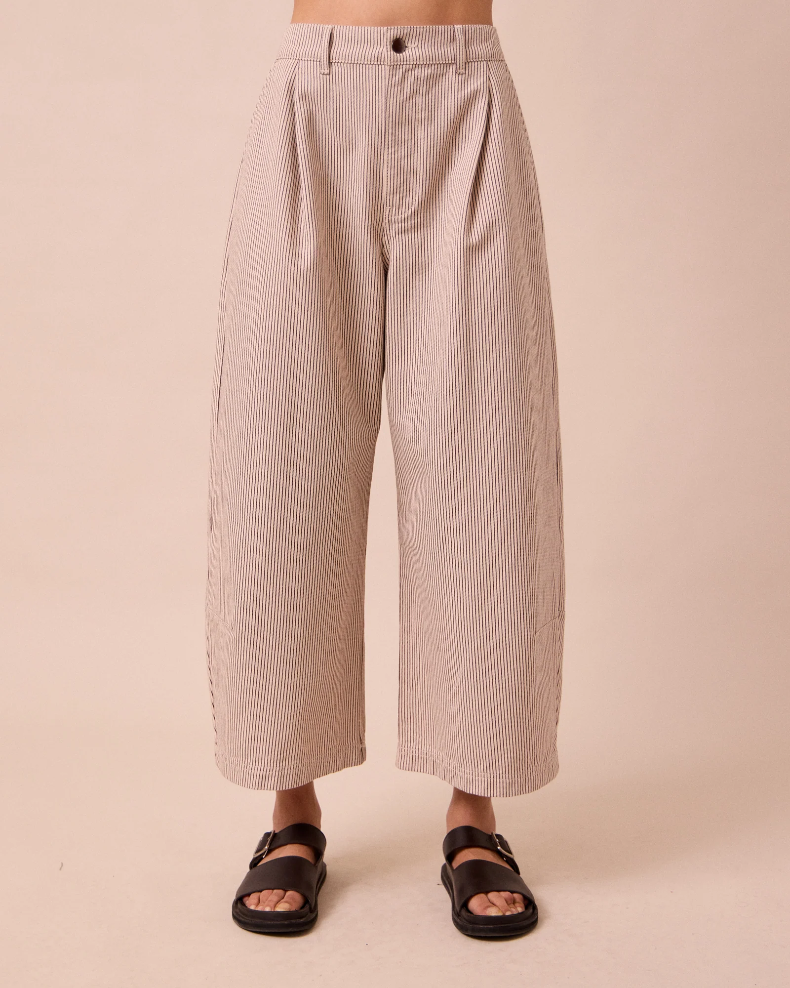 Bonnie Shell Hickory Stripe Denim Jeans - Image 3
