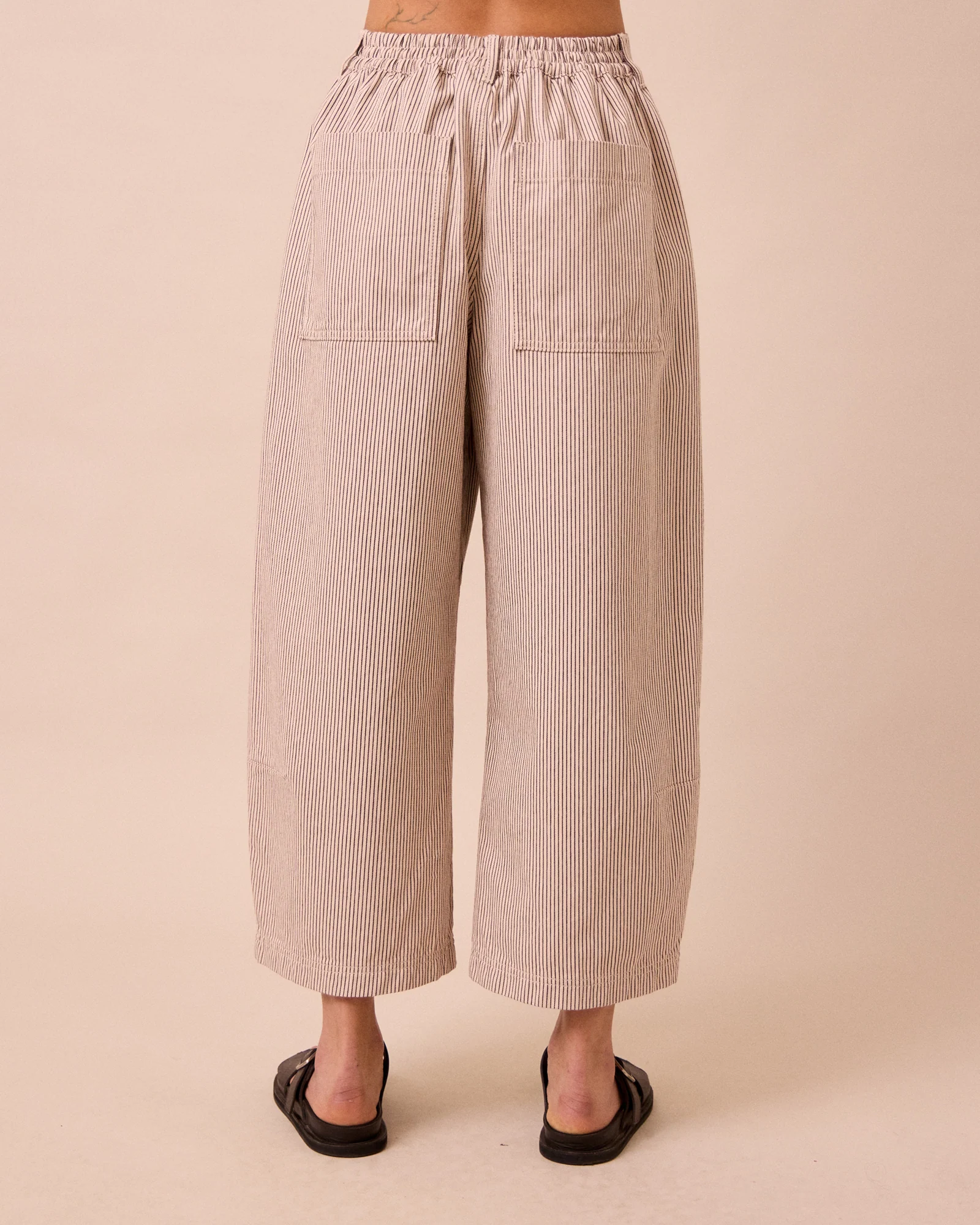 Bonnie Shell Hickory Stripe Denim Jeans - Image 4