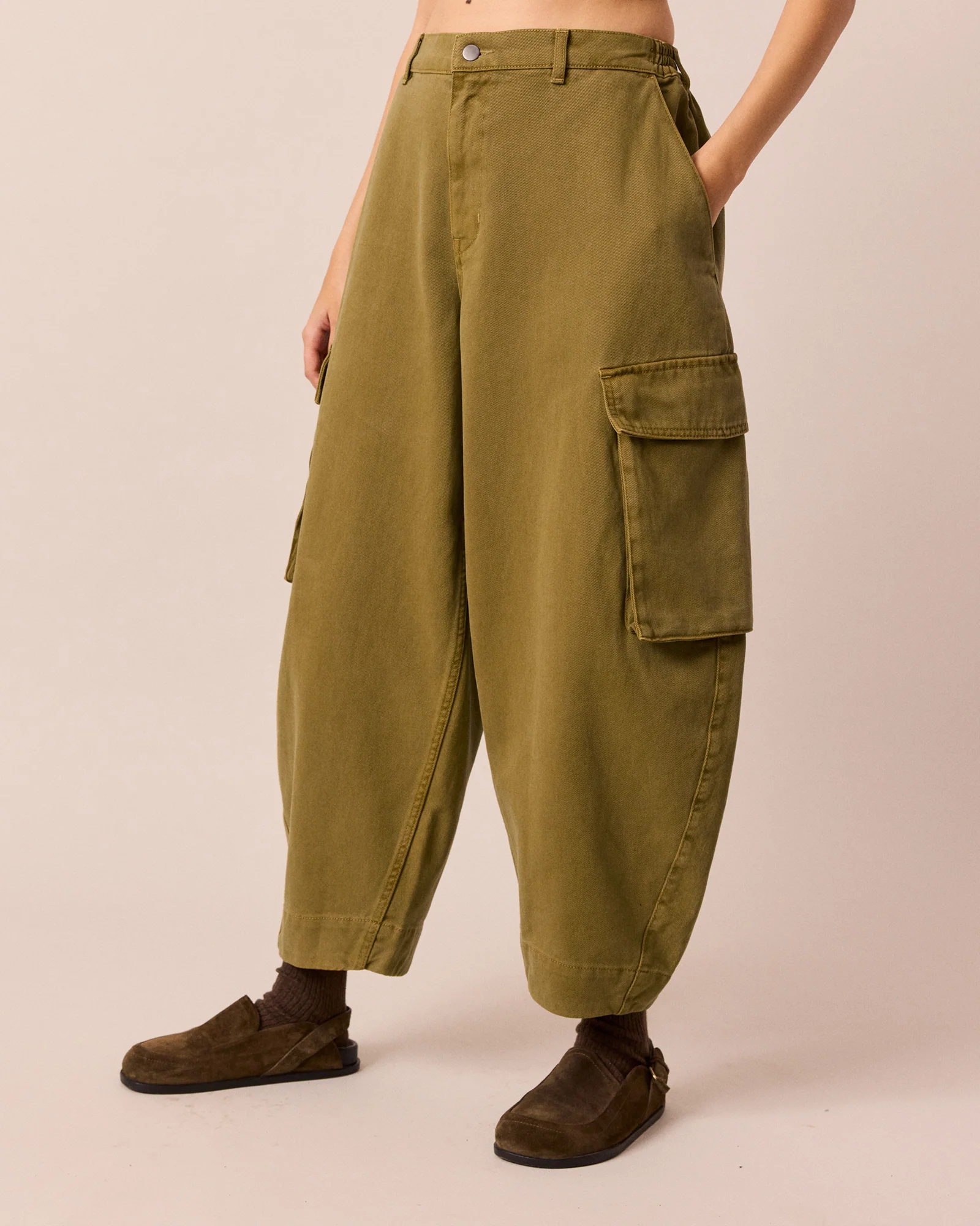 Claudie Bronzed Hay Denim Trousers - Image 3