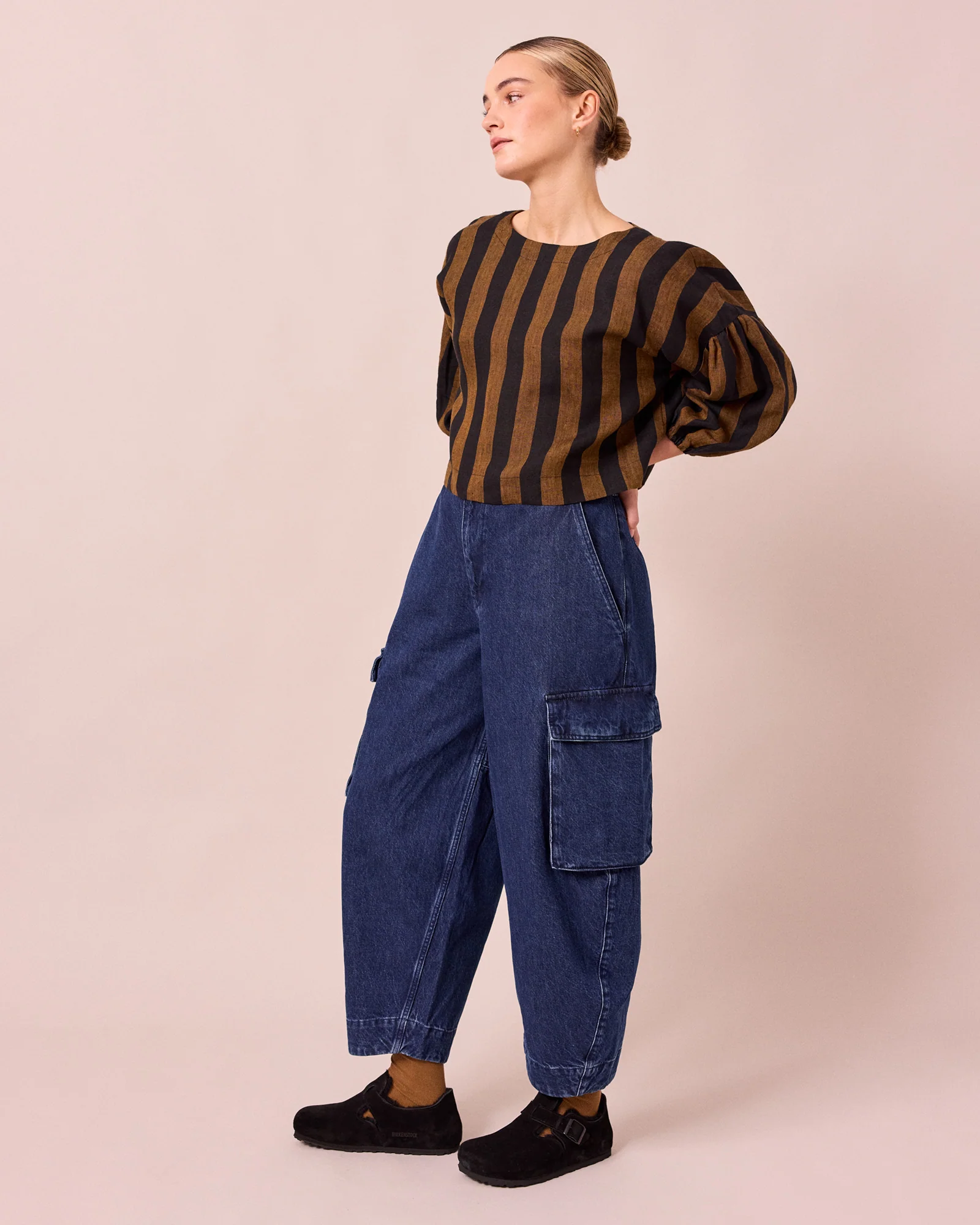 Claudie Dark Blue Denim Jeans - Image 3