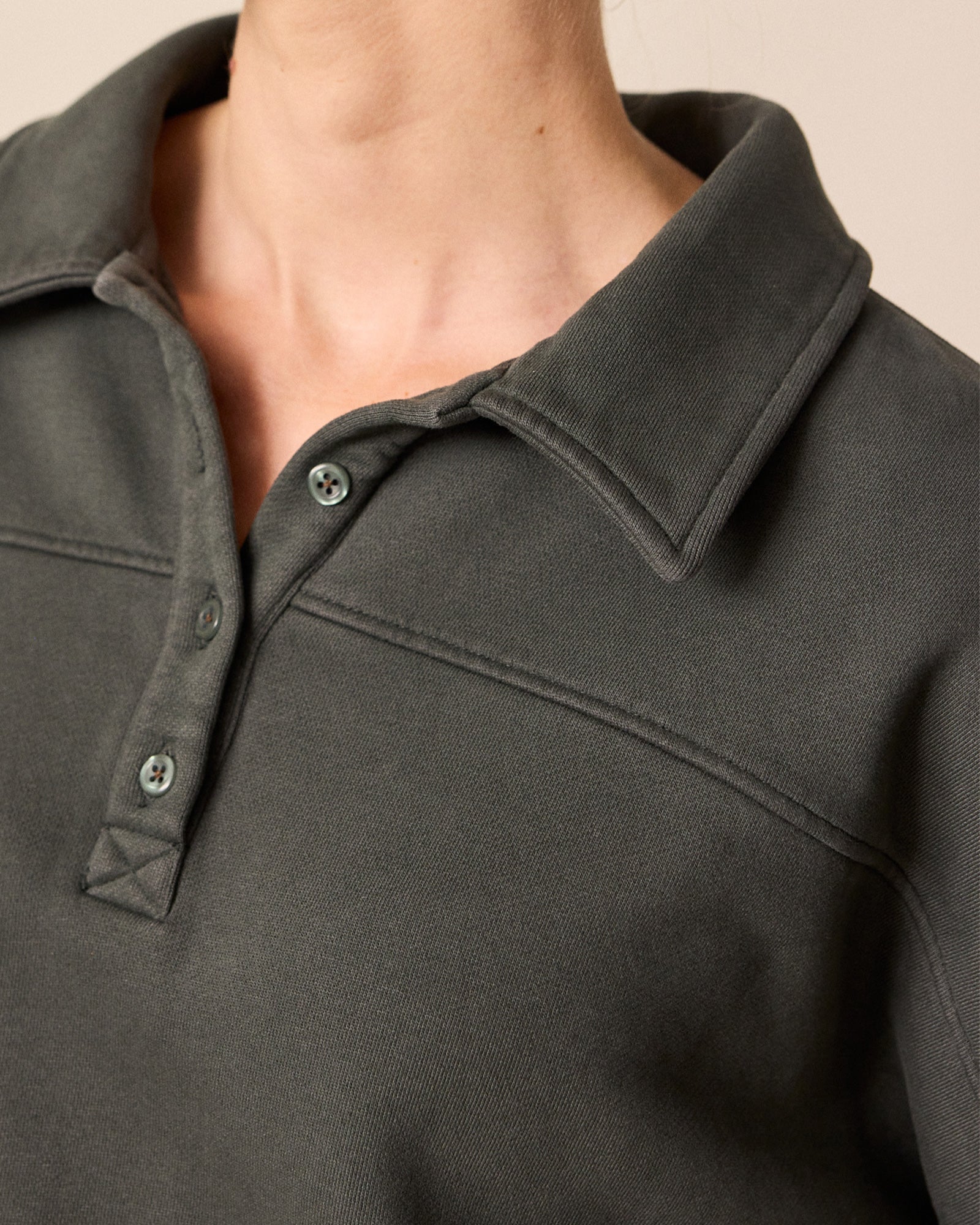 Cleo Pumice Fleeceback Jersey Jumper - Image 4