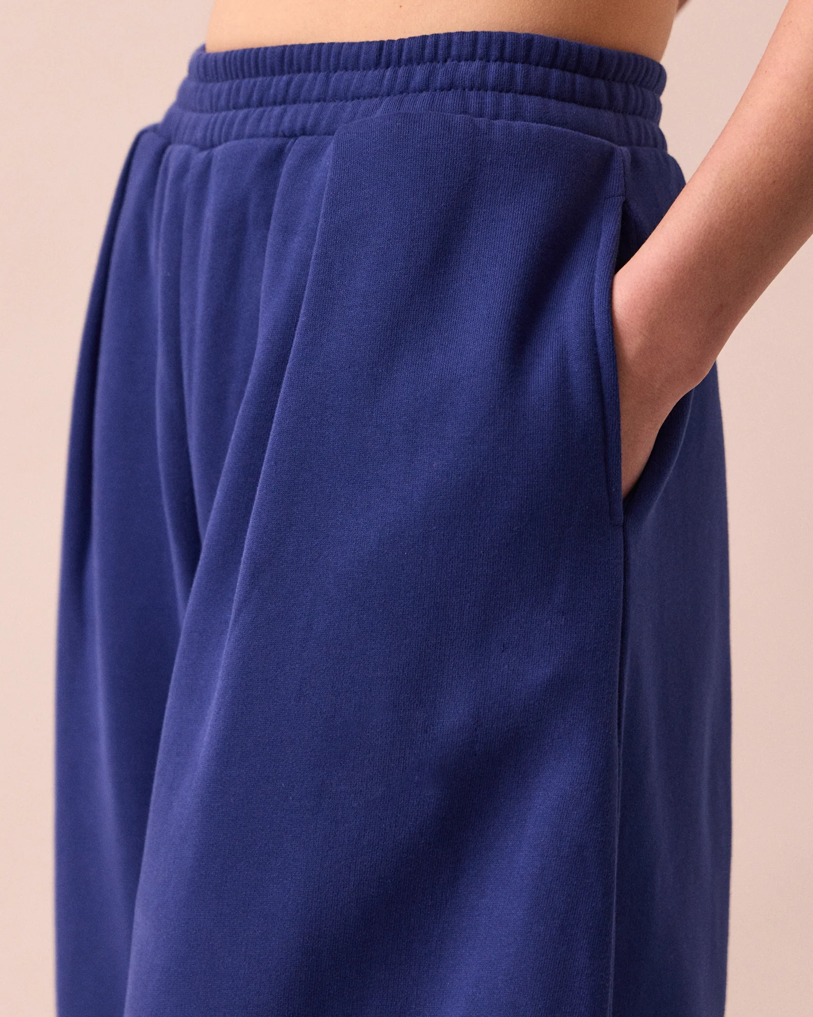 Daisy French Blue Fleece Joggers - Image 5
