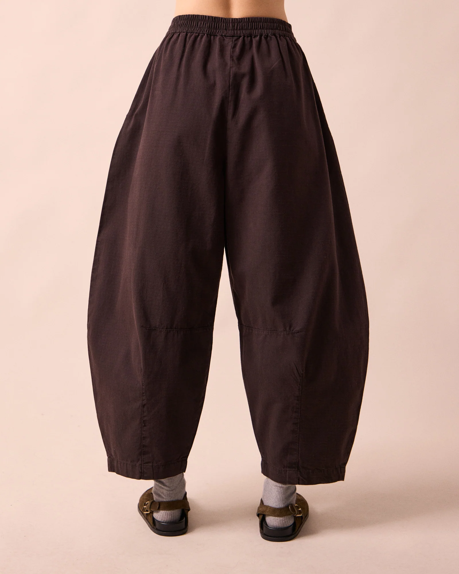 Daisy Ganache Textured Cotton Trousers - Image 4