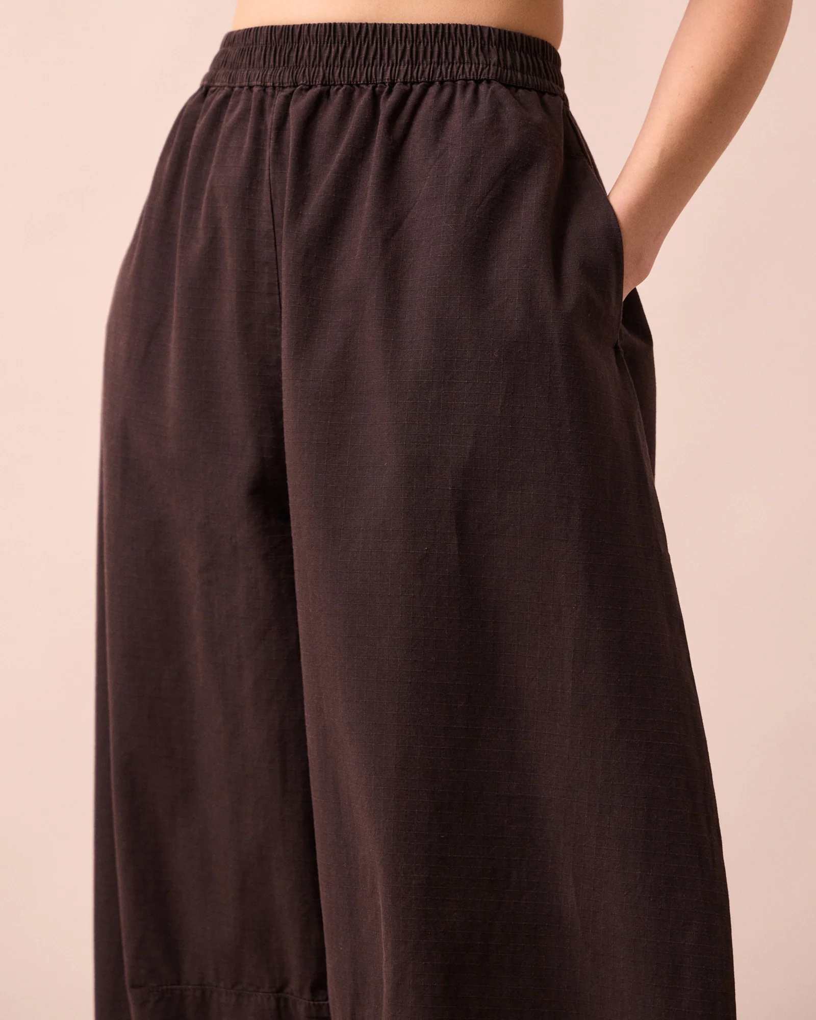 Daisy Ganache Textured Cotton Trousers - Image 5