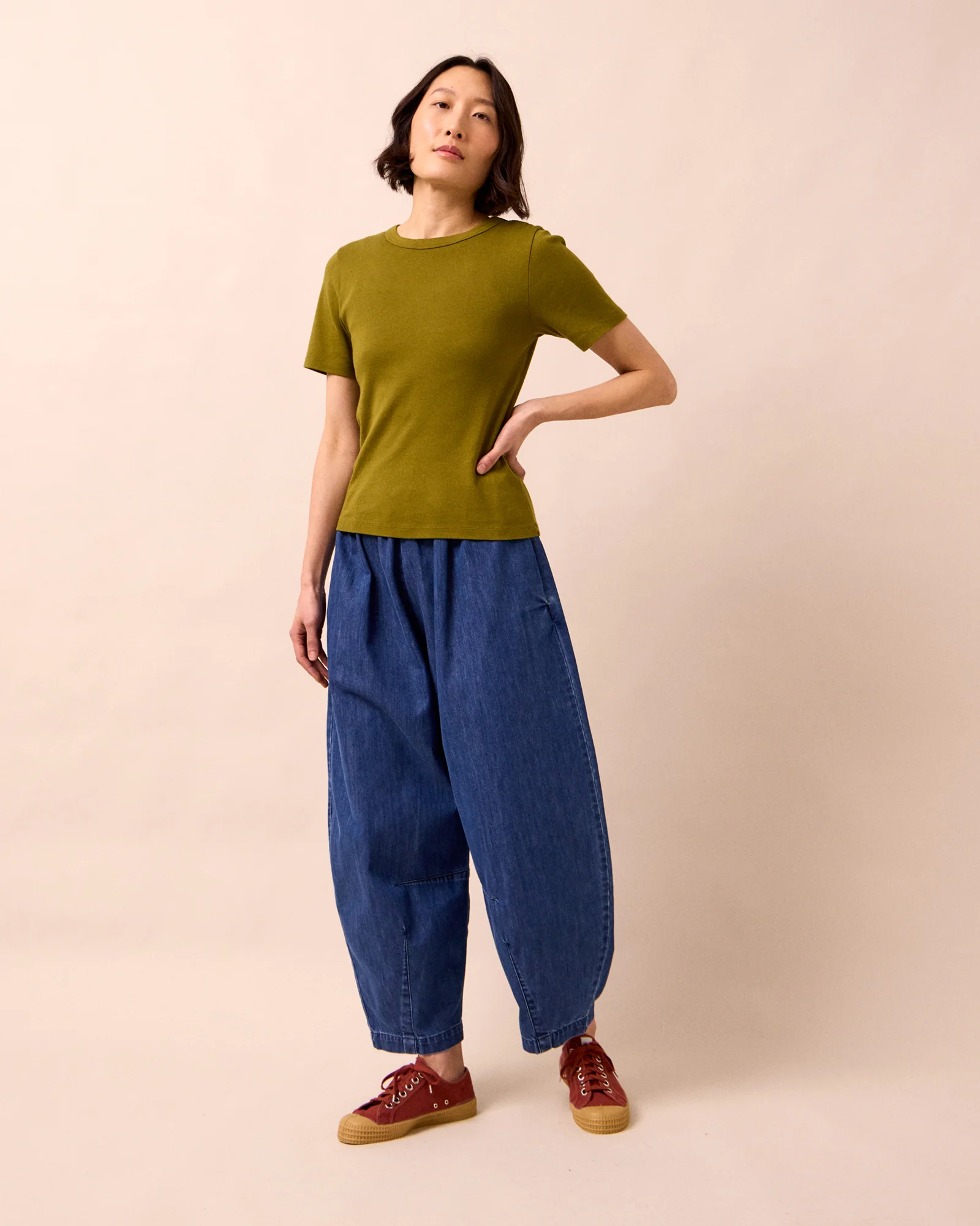 Daisy Mid Blue Light Weight Denim Jeans - Image 3