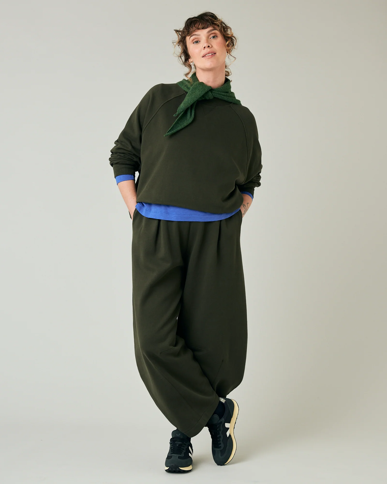 Daisy Olive Fleece Joggers - Image 6