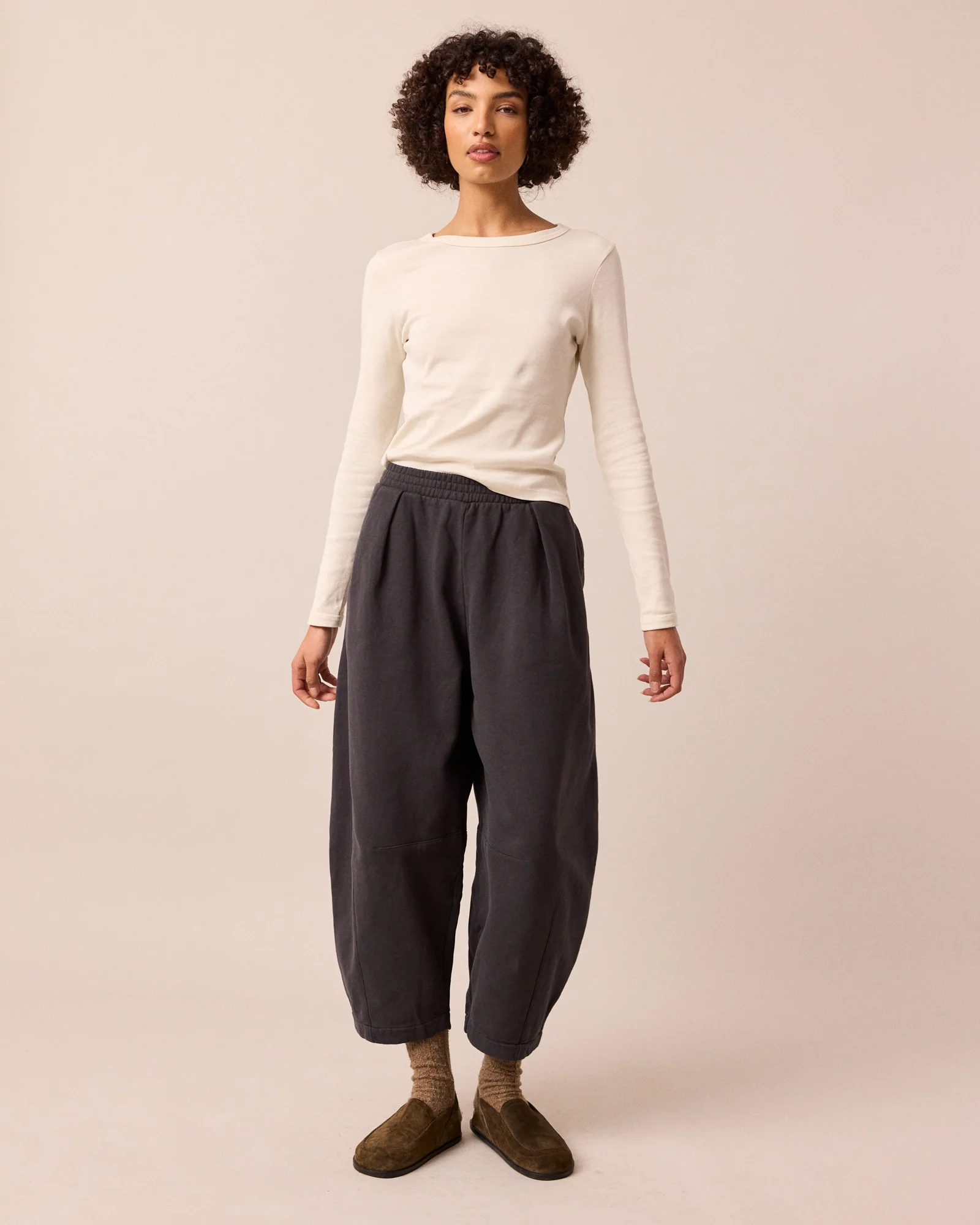 Daisy Slate Fleece Joggers - Image 4