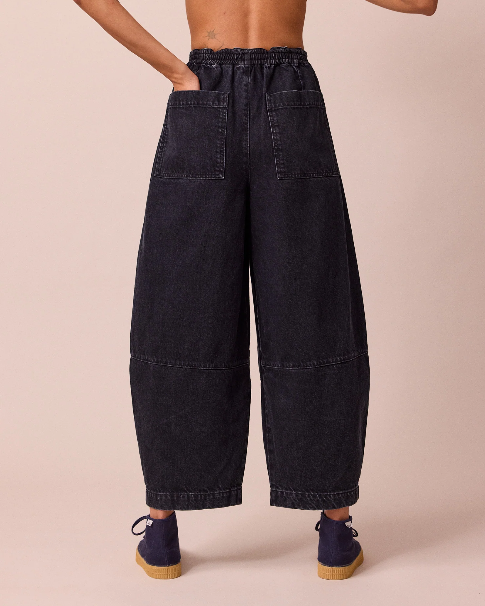 Dani Washed Black Denim Jeans - Image 5