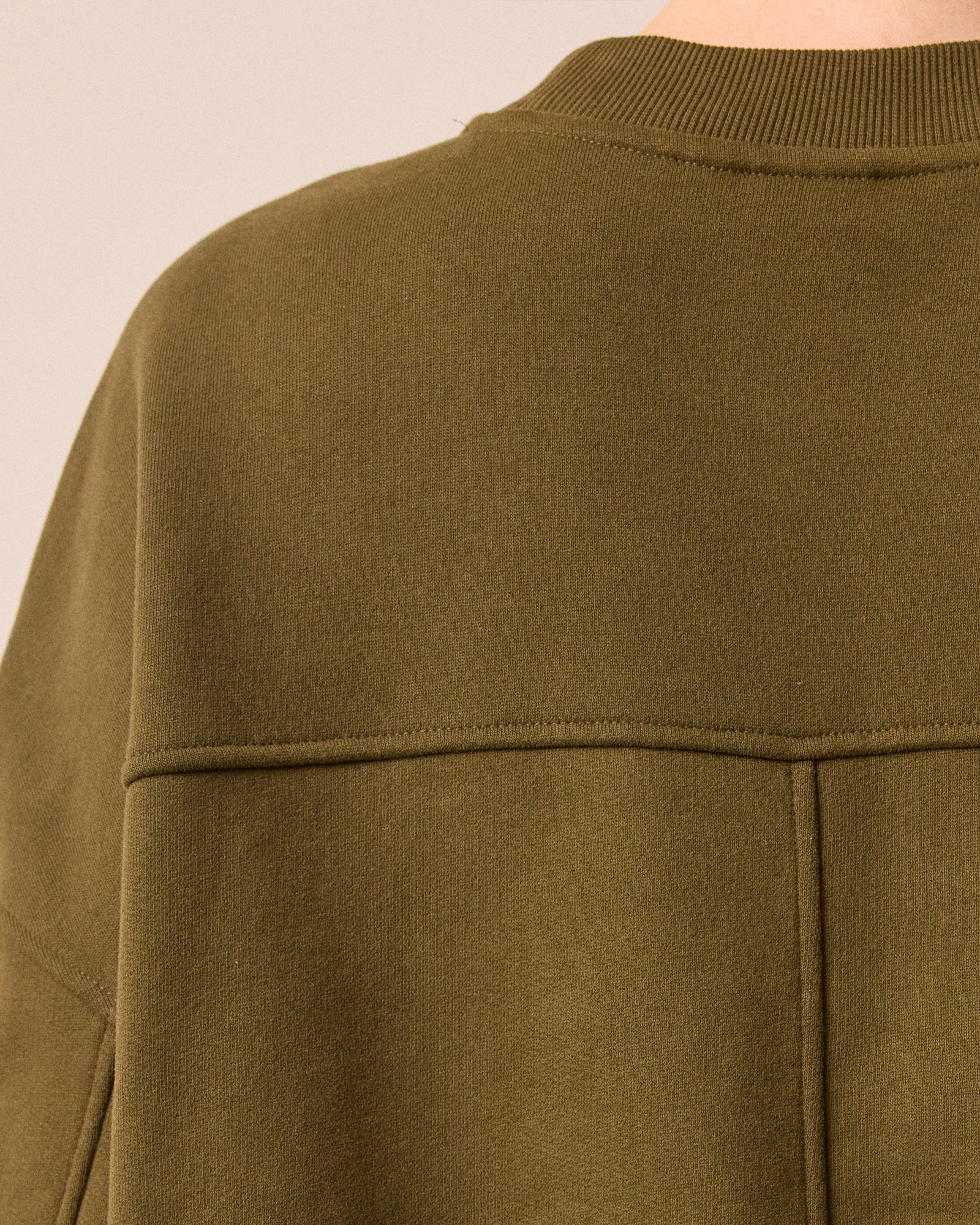 Eden Earth Green Fleeceback Jersey Jumper - Image 6