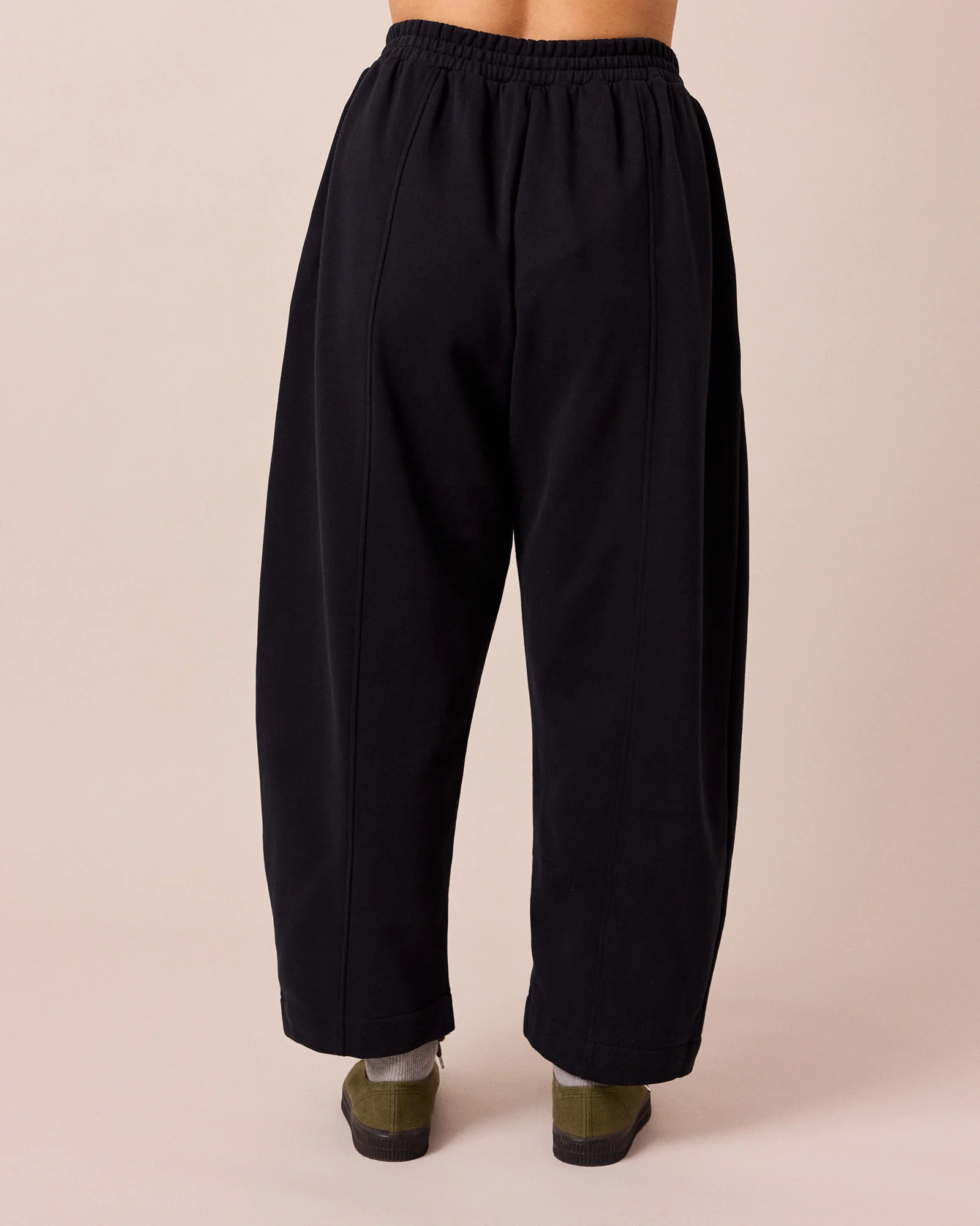 Mabel Black Fleece Joggers - Image 4