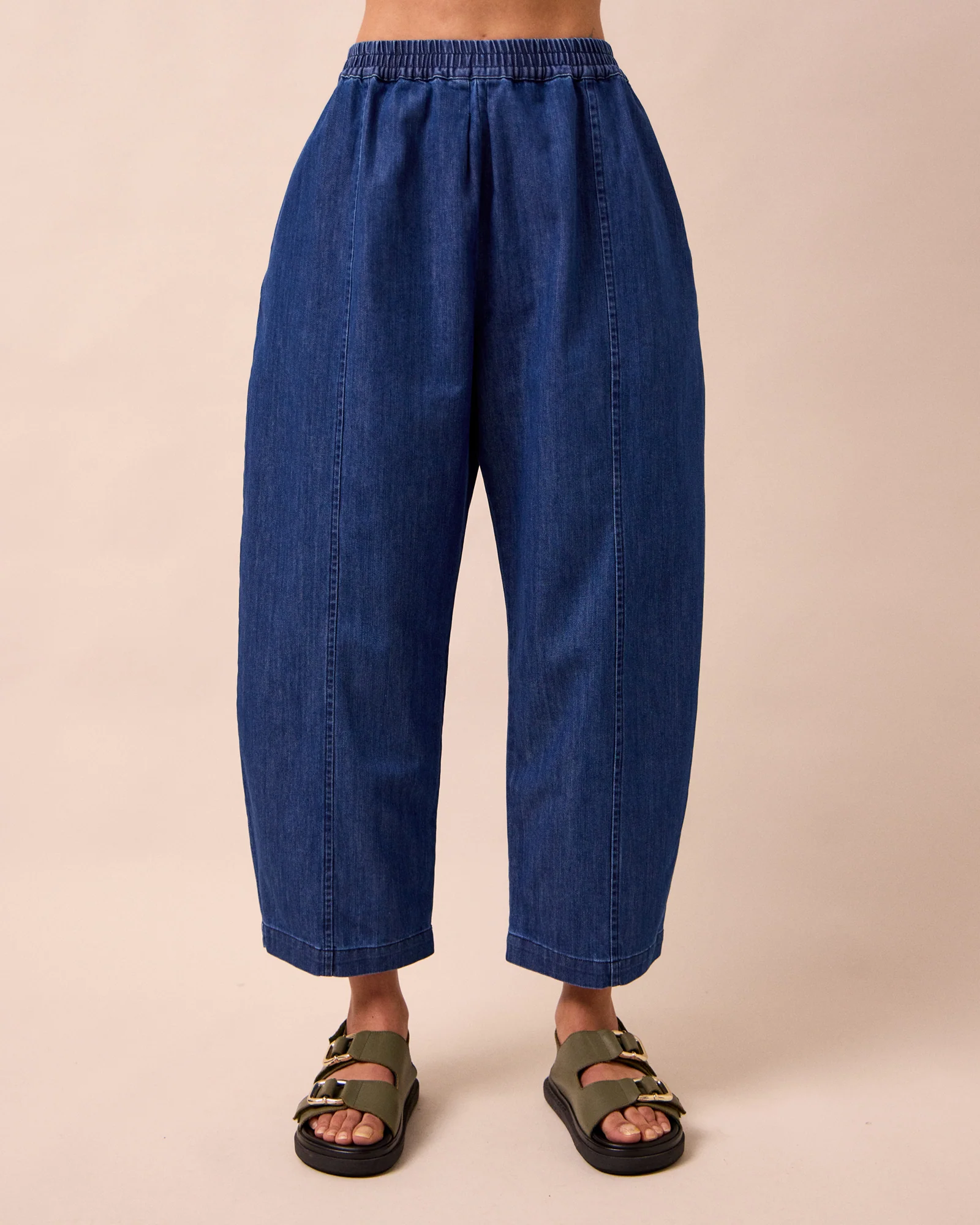 Mabel Mid Blue Light Weight Denim Jeans - Image 3