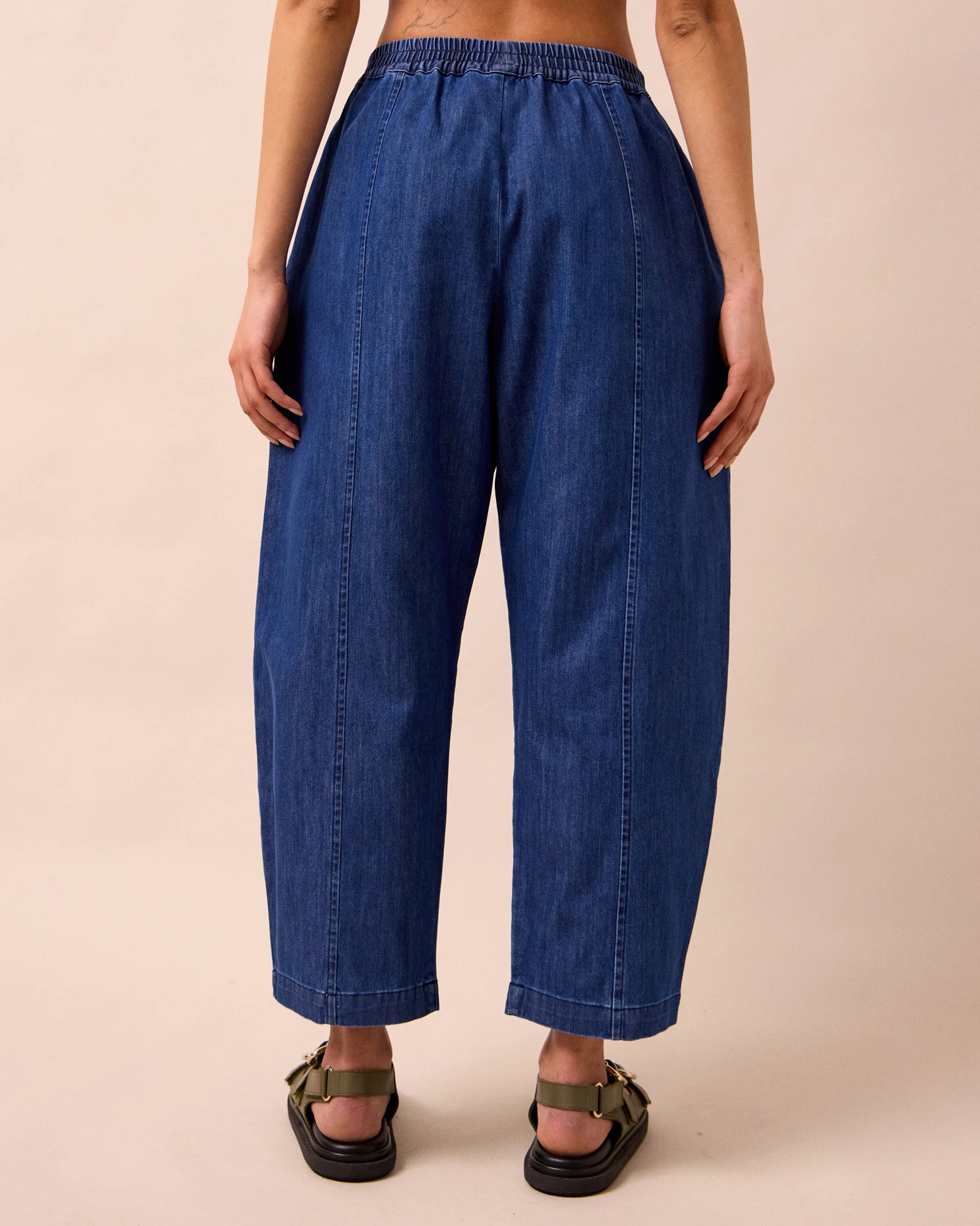 Mabel Mid Blue Light Weight Denim Jeans - Image 4