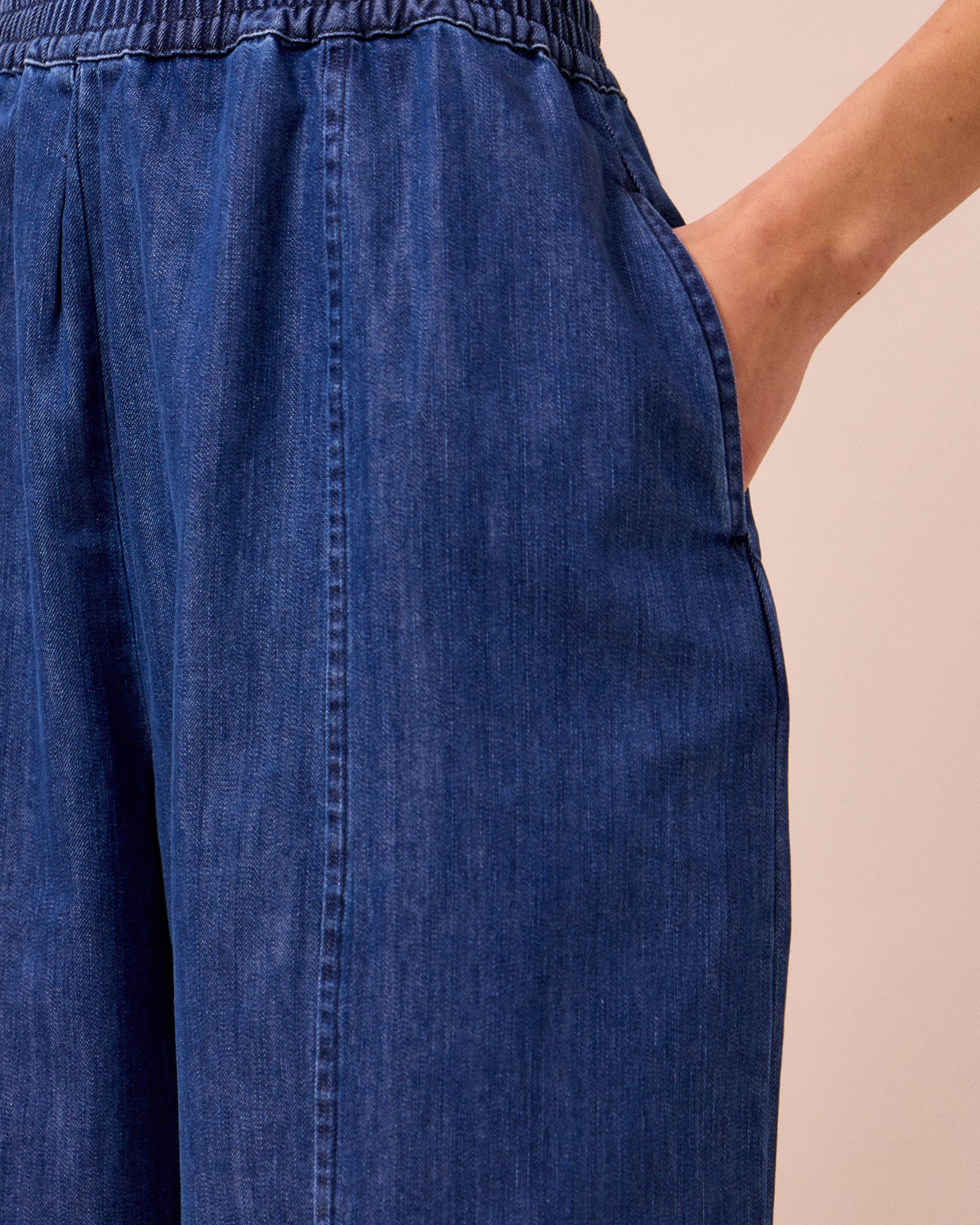 Mabel Mid Blue Light Weight Denim Jeans - Image 5