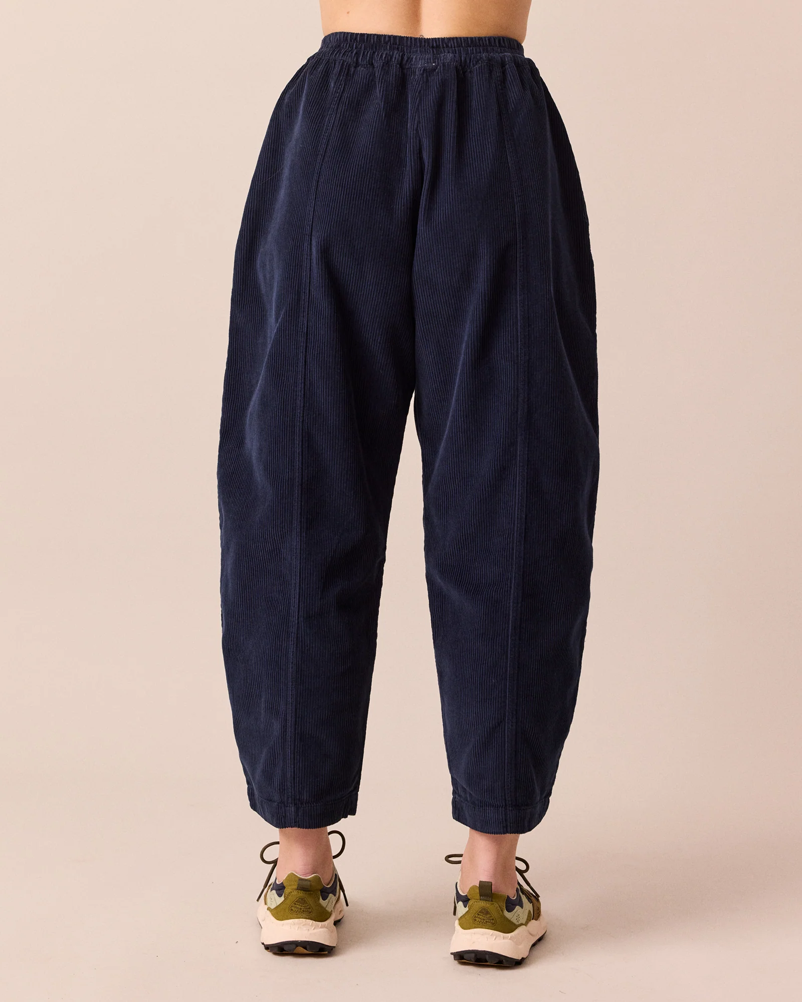 Mabel Navy Cord Trousers - Image 3