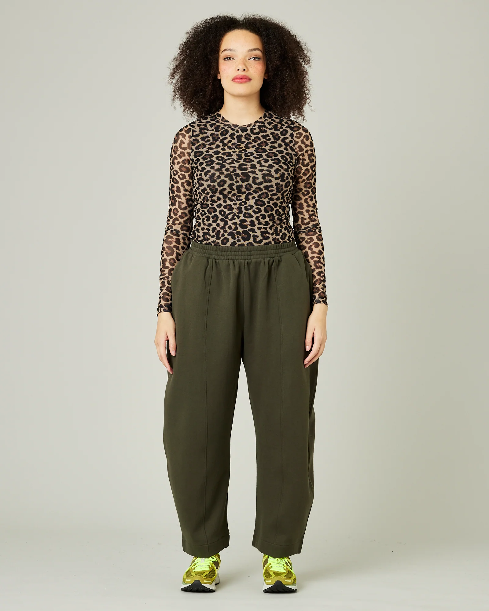 Mabel Olive Fleece Joggers - Image 6