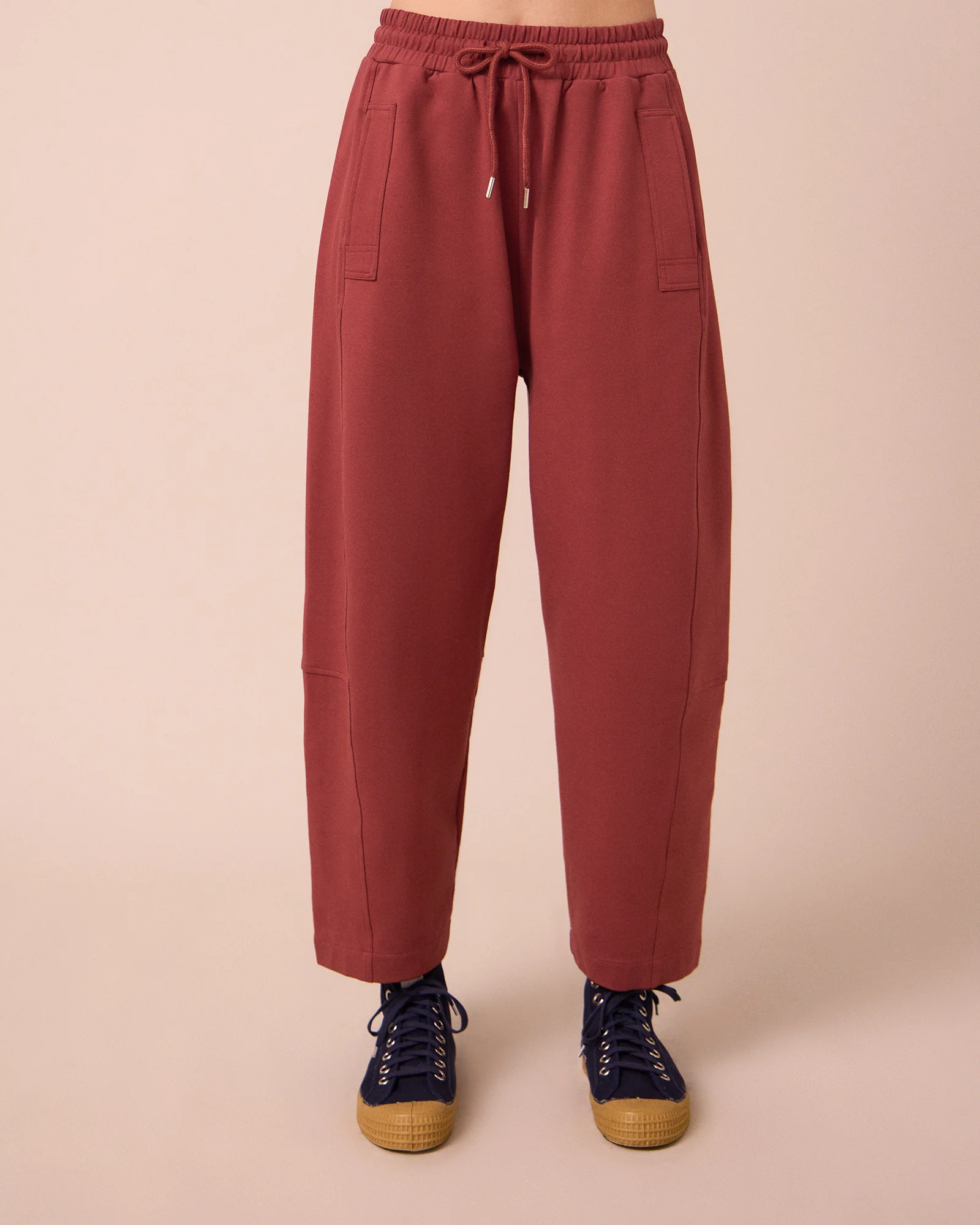Madi Brick Jersey Trousers - Image 3
