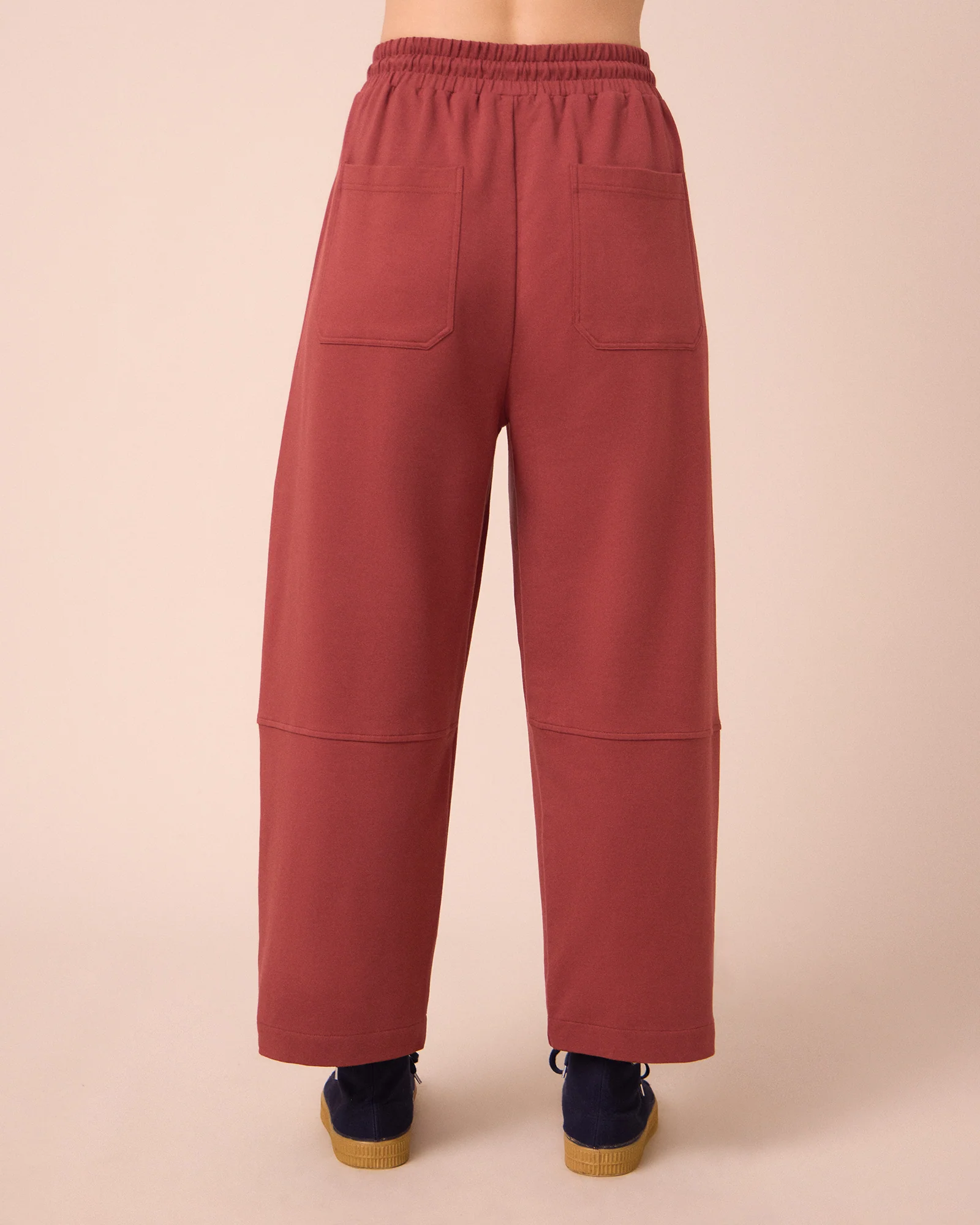 Madi Brick Jersey Trousers - Image 4