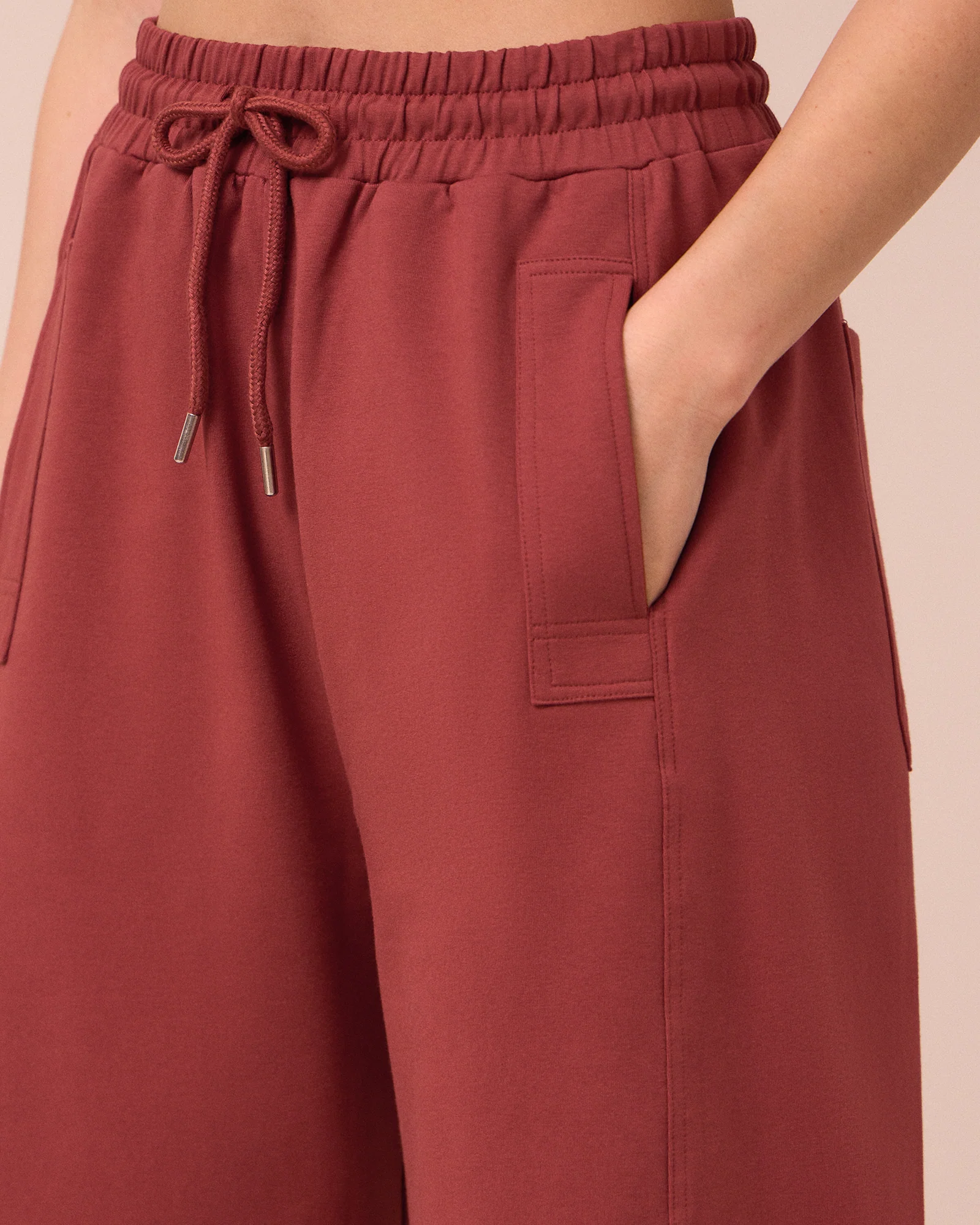 Madi Brick Jersey Trousers - Image 5