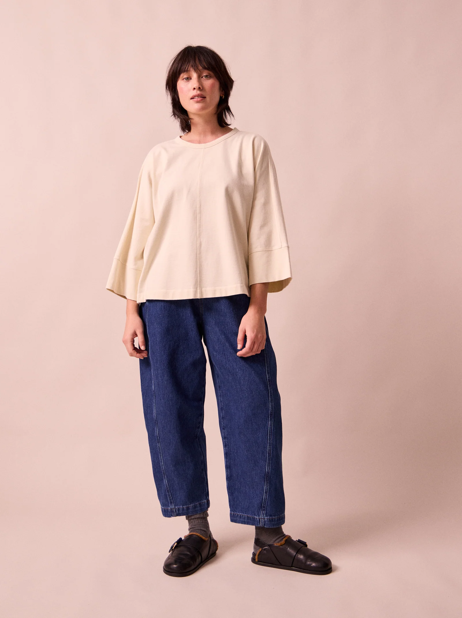 Maeve Mid Blue Denim Jeans - Image 2