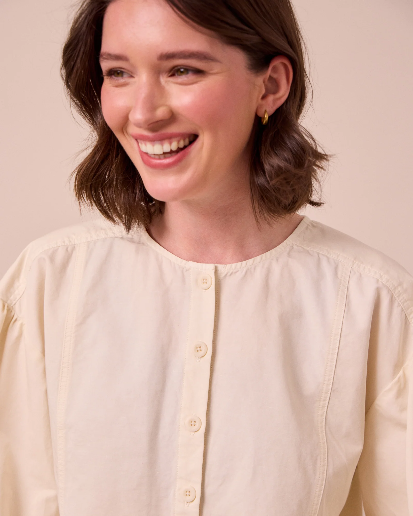 Miley Bone Cotton Linen Shirt - Image 4