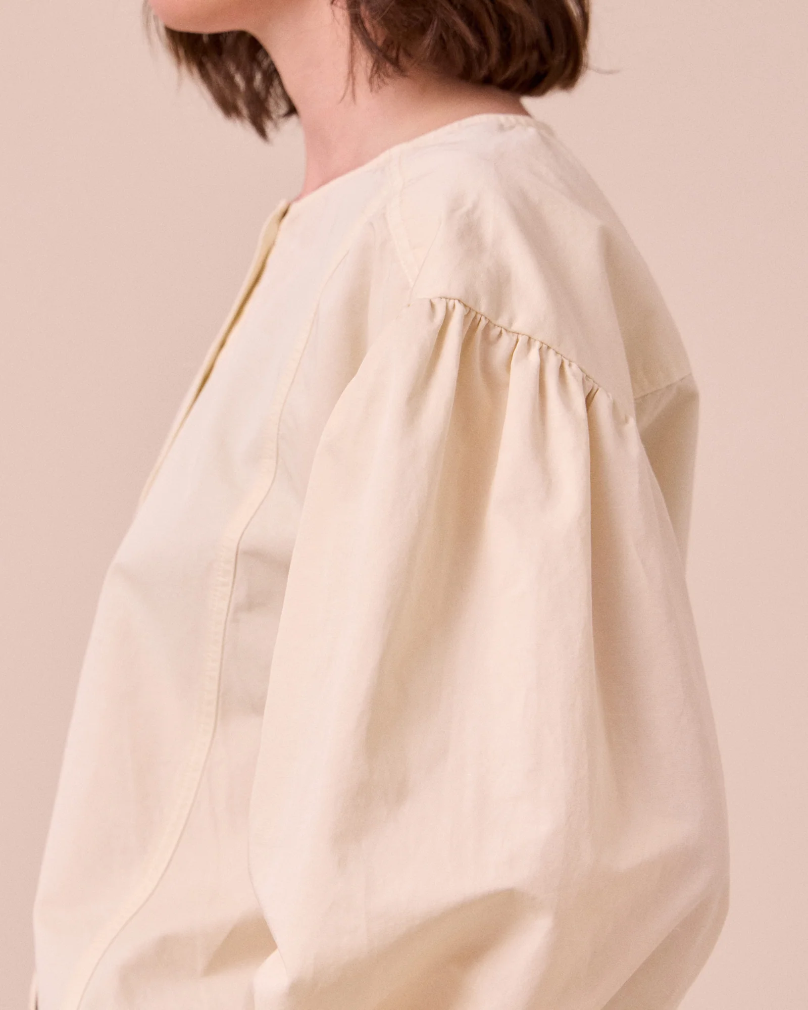 Miley Bone Cotton Linen Shirt - Image 5