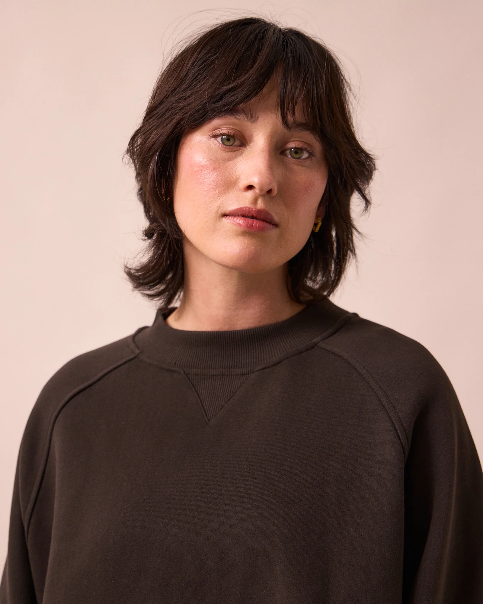 Noa Ganache Fleeceback Jersey Jumper - Image 4