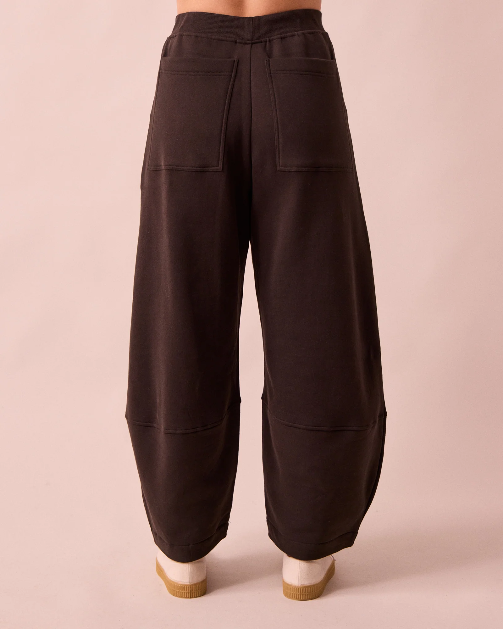 Pascale Ganache Fleeceback Jersey Trousers - Image 3