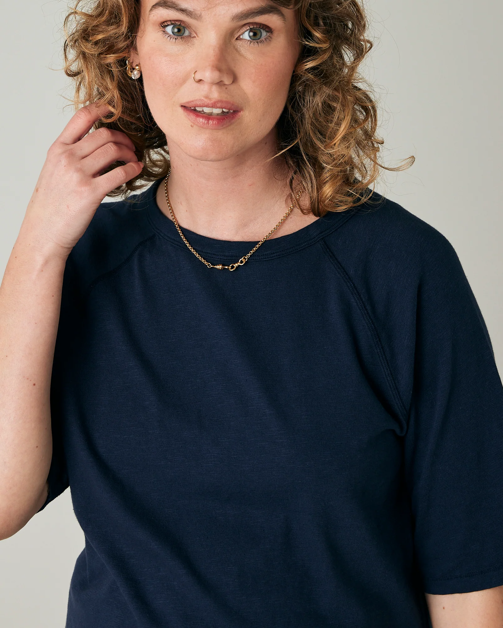 Raglan Top Navy - Image 13