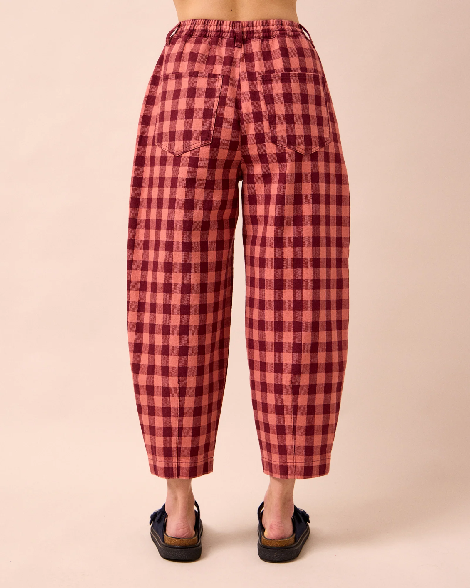 Remi Cactus Rose Check Denim Jeans - Image 4