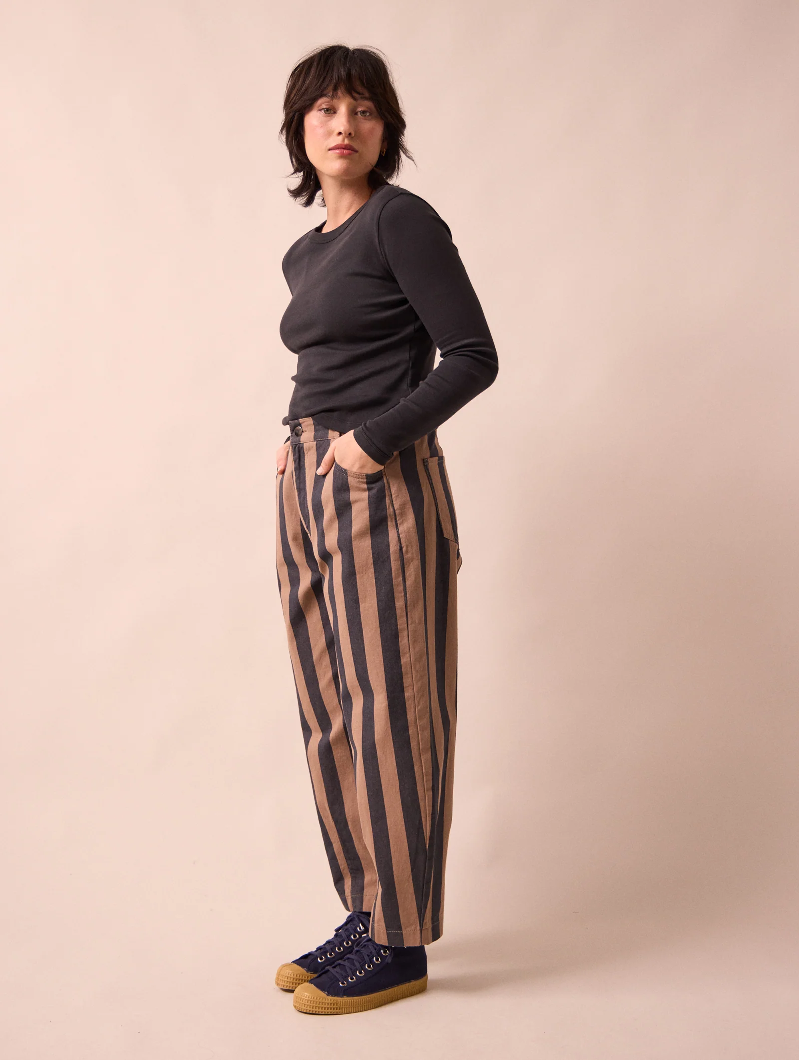 Remi Graphite & Mocha Denim Jeans - Image 3