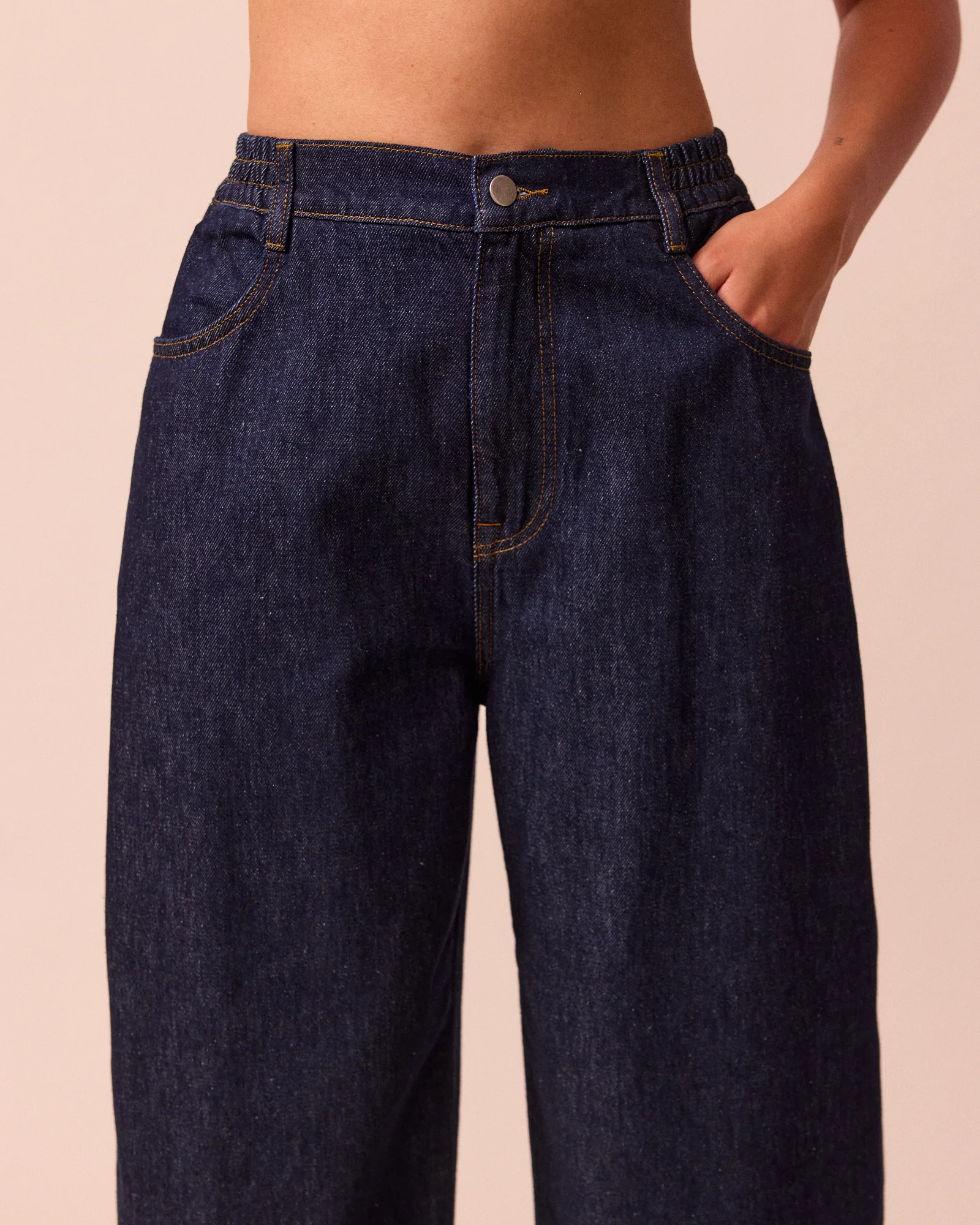 Remi Indigo Rinse Wash Denim Jeans - Image 3