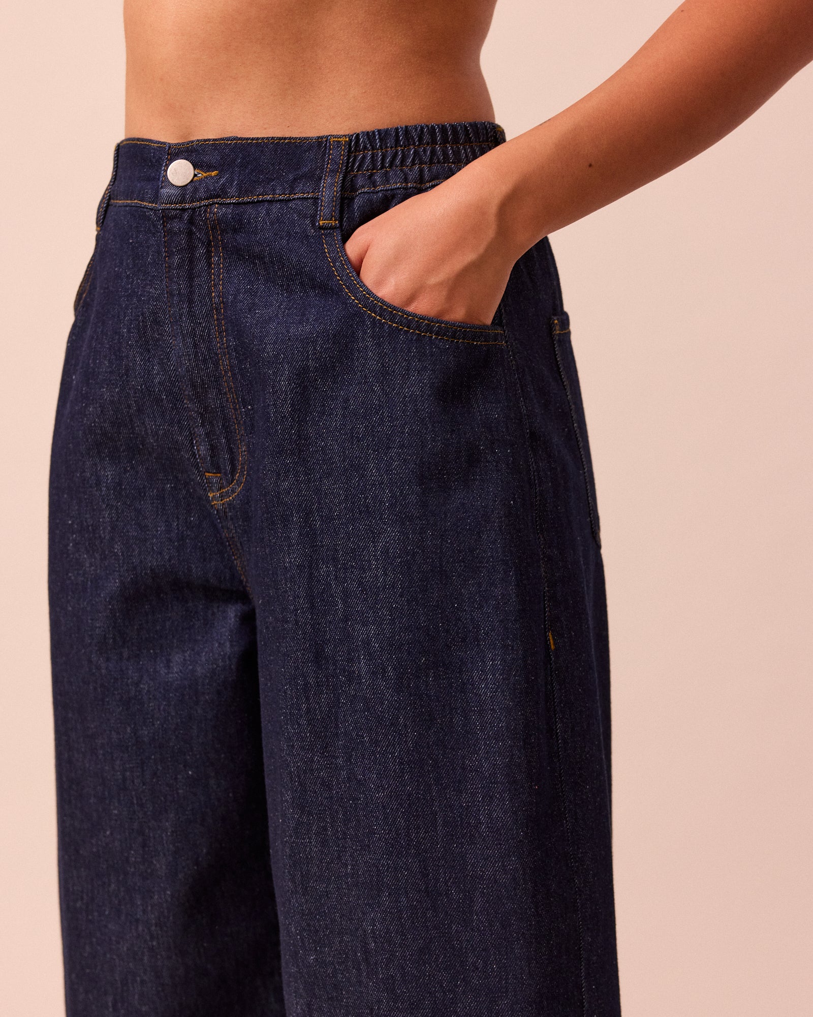 Remi Indigo Rinse Wash Denim Jeans - Image 4