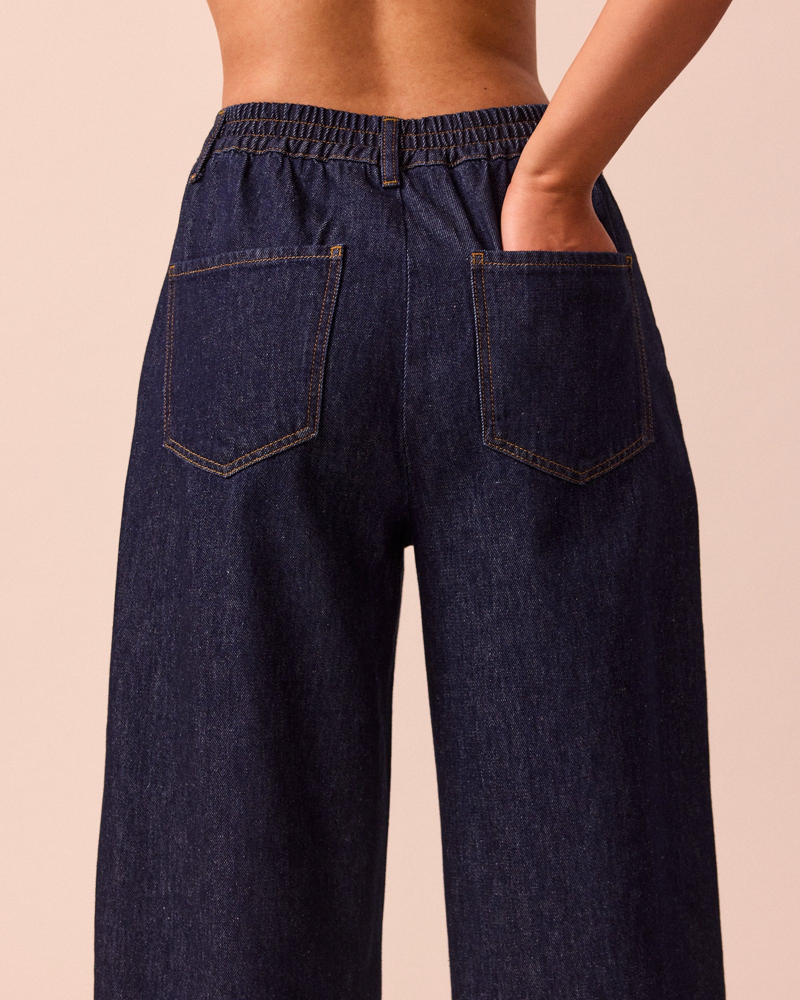 Remi Indigo Rinse Wash Denim Jeans - Image 5