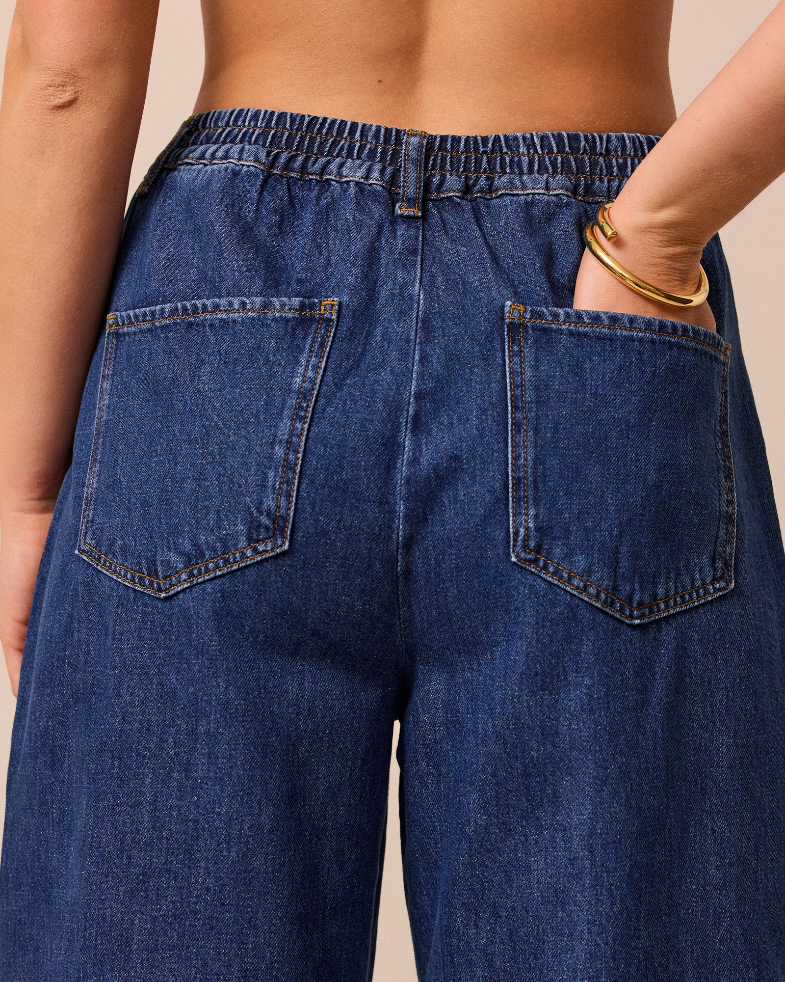 Remi Mid Blue Denim Jeans - Image 4