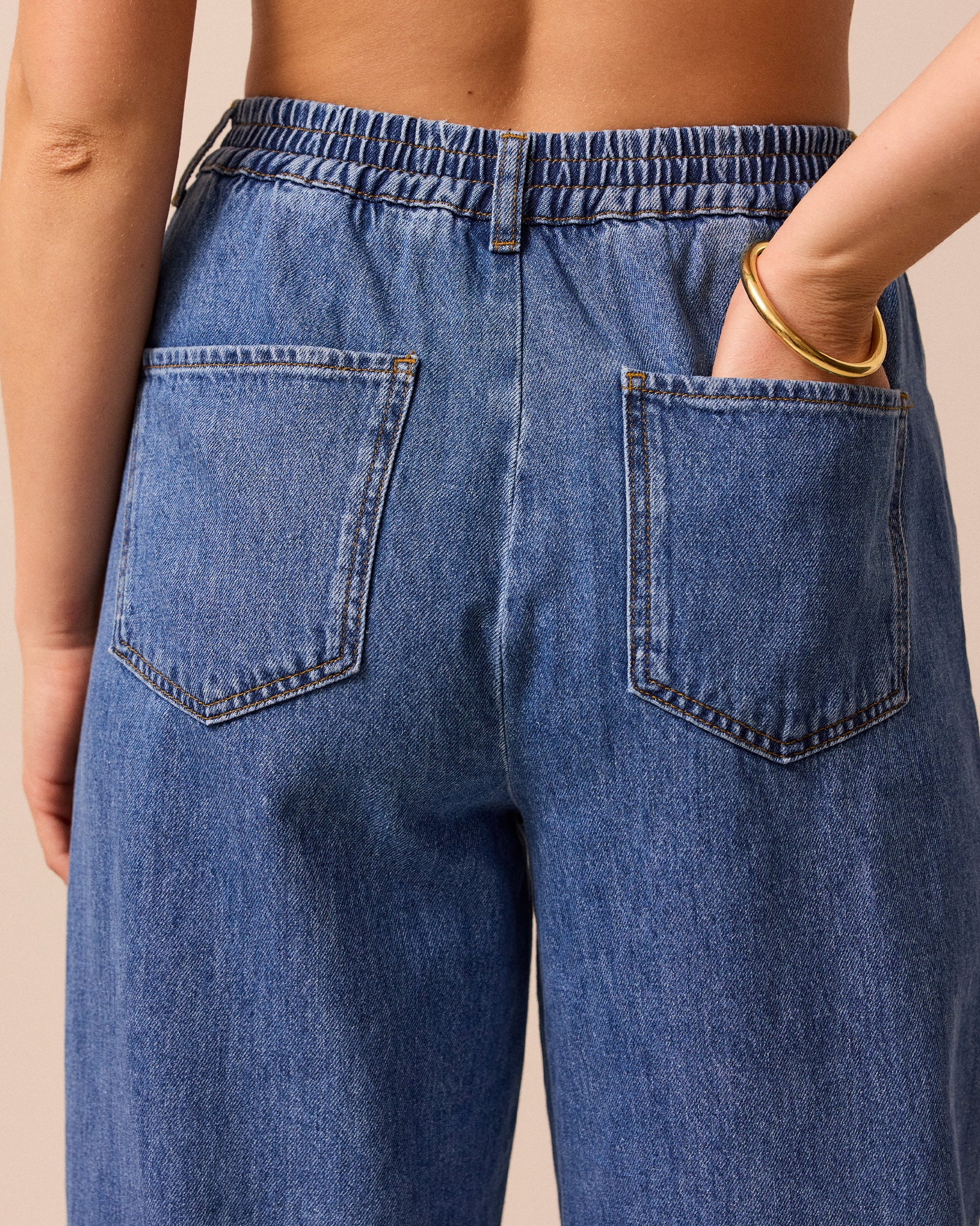Remi True Blue Denim Jeans - Image 5