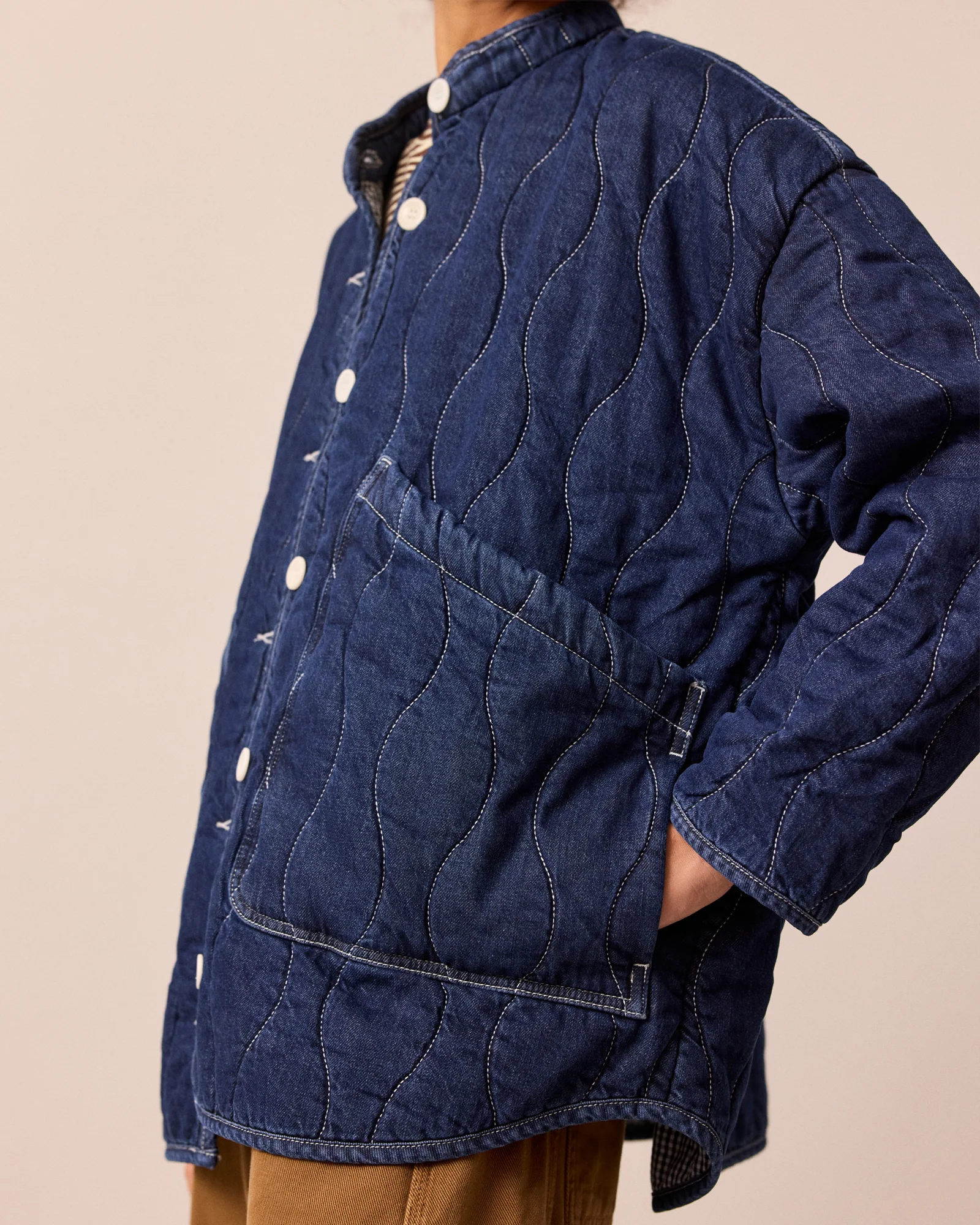 Rue Dark Wash Denim Jacket - Image 6