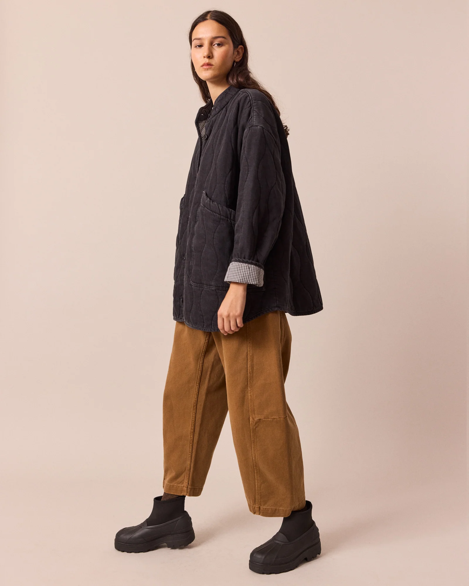 Rue Washed Black Denim Jacket - Image 4