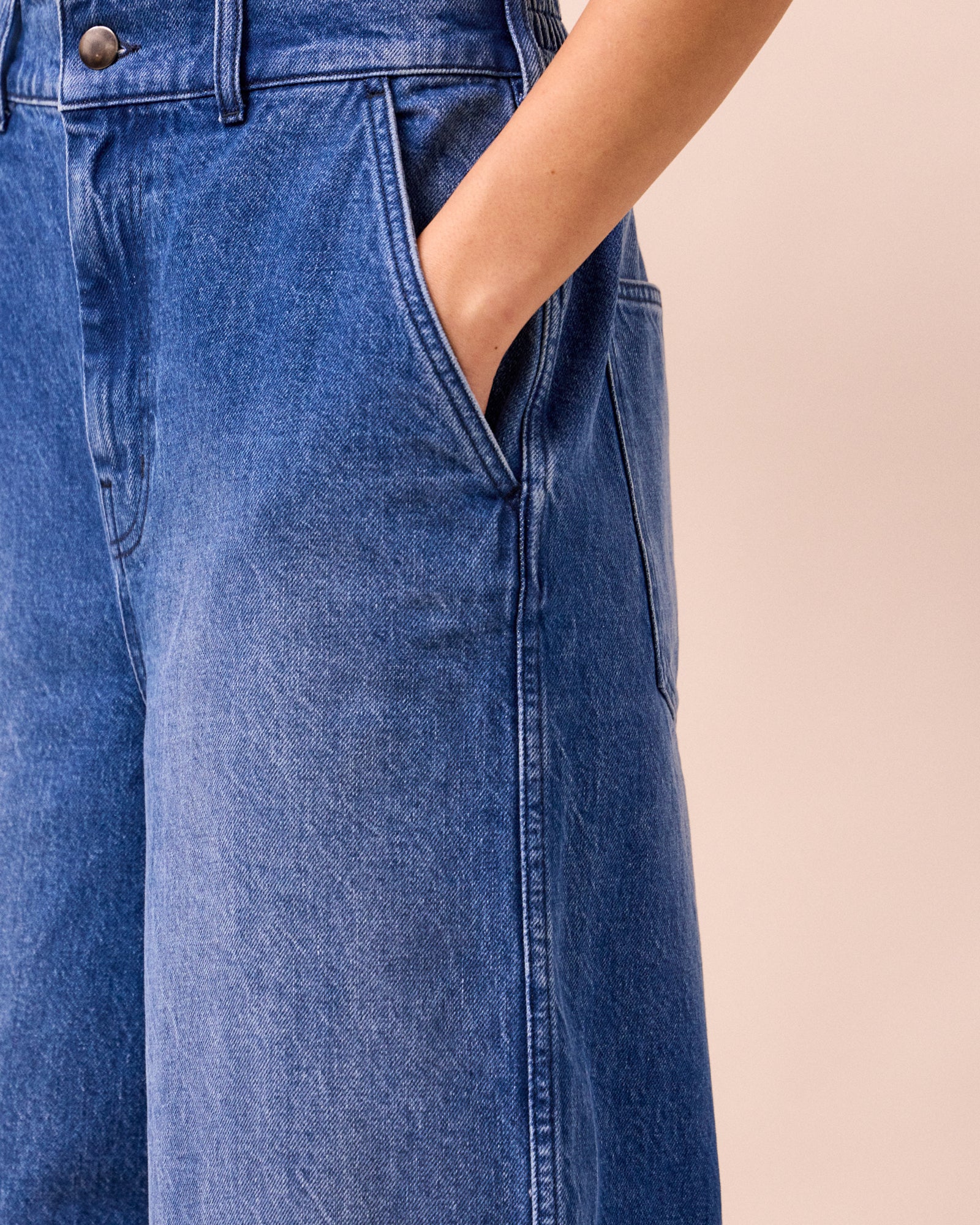 Tavi Mid Blue Denim Jeans - Image 4