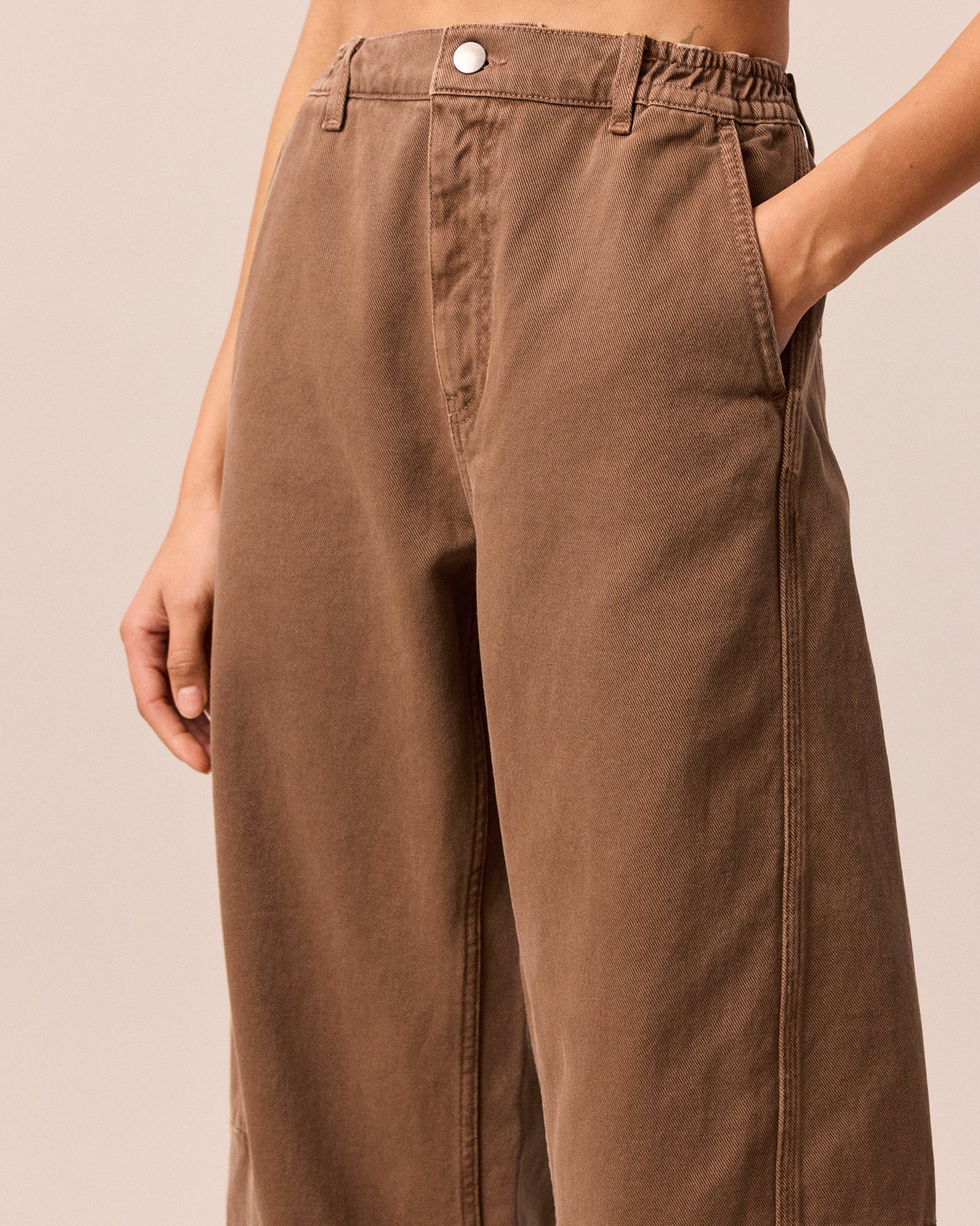 Tori Caramel Denim Jeans - Image 3