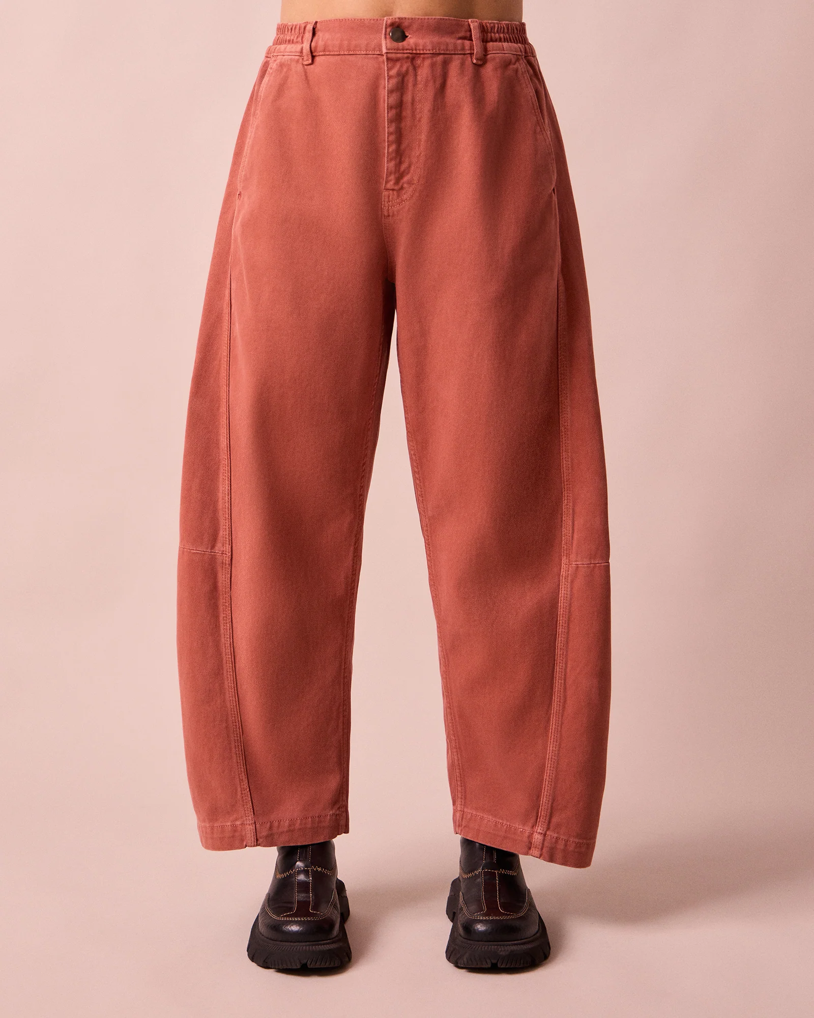 Tori Clay Pink Denim Jeans - Image 3