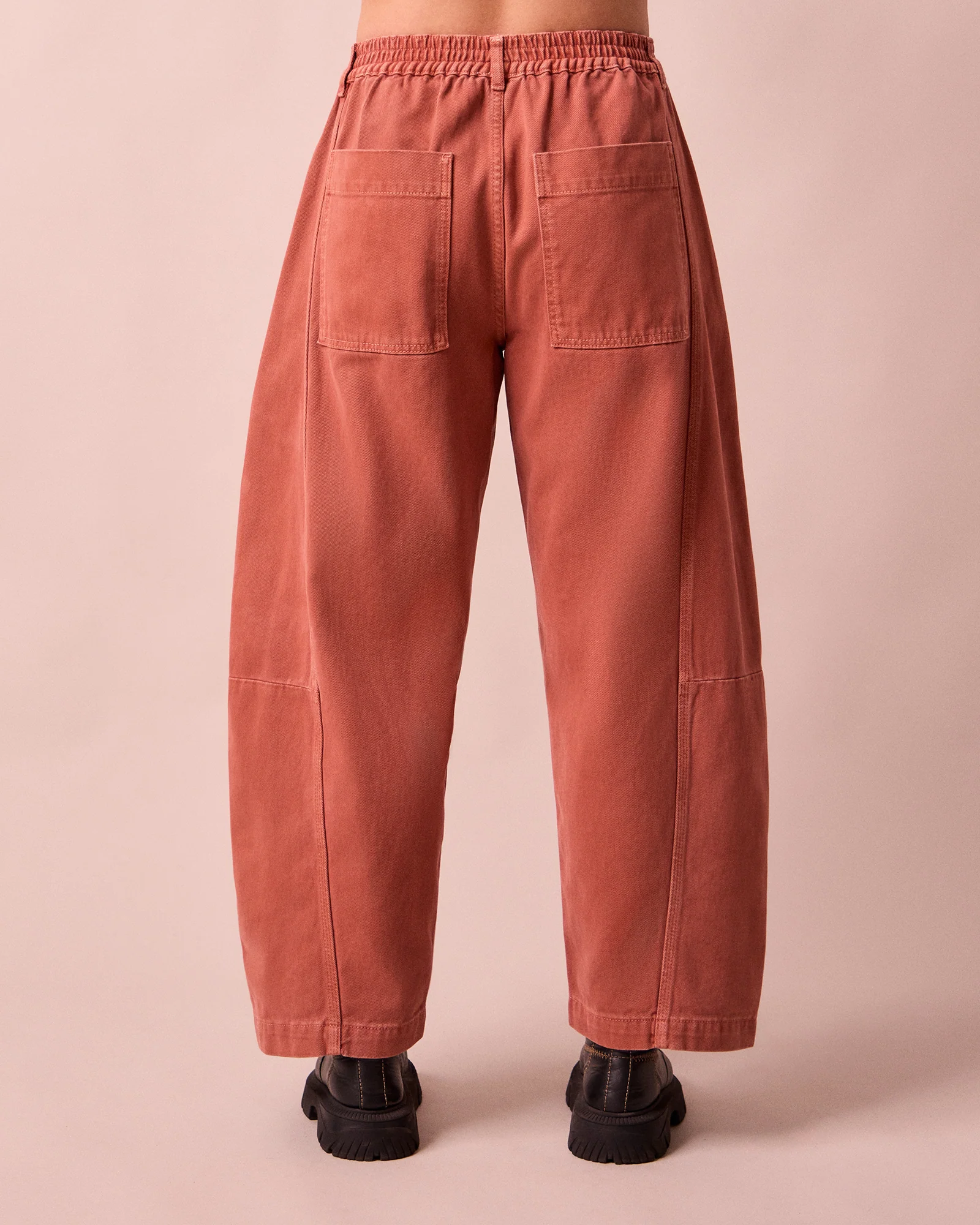 Tori Clay Pink Denim Jeans - Image 4